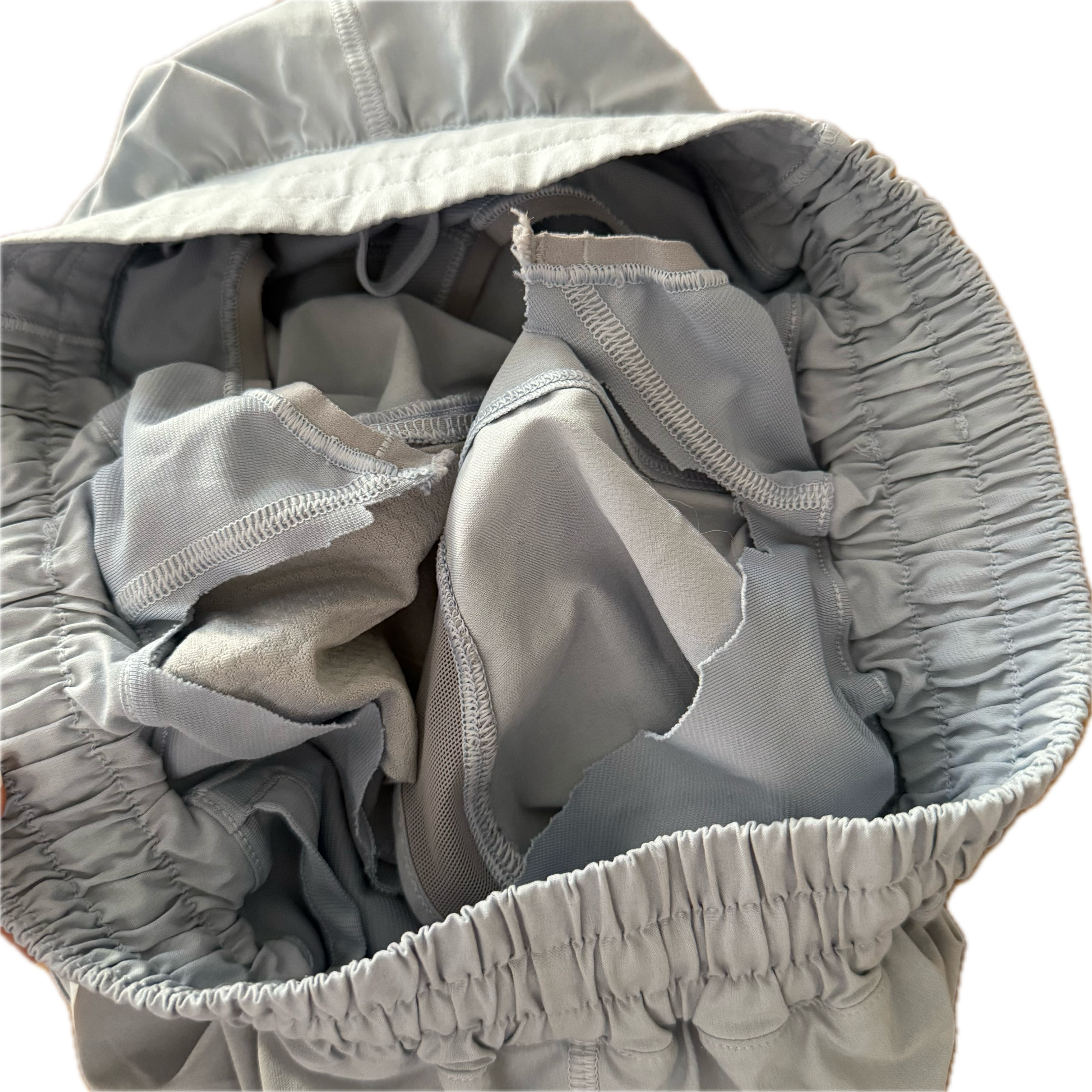 Short Lululemon talla 8 color azul tela Nulux™