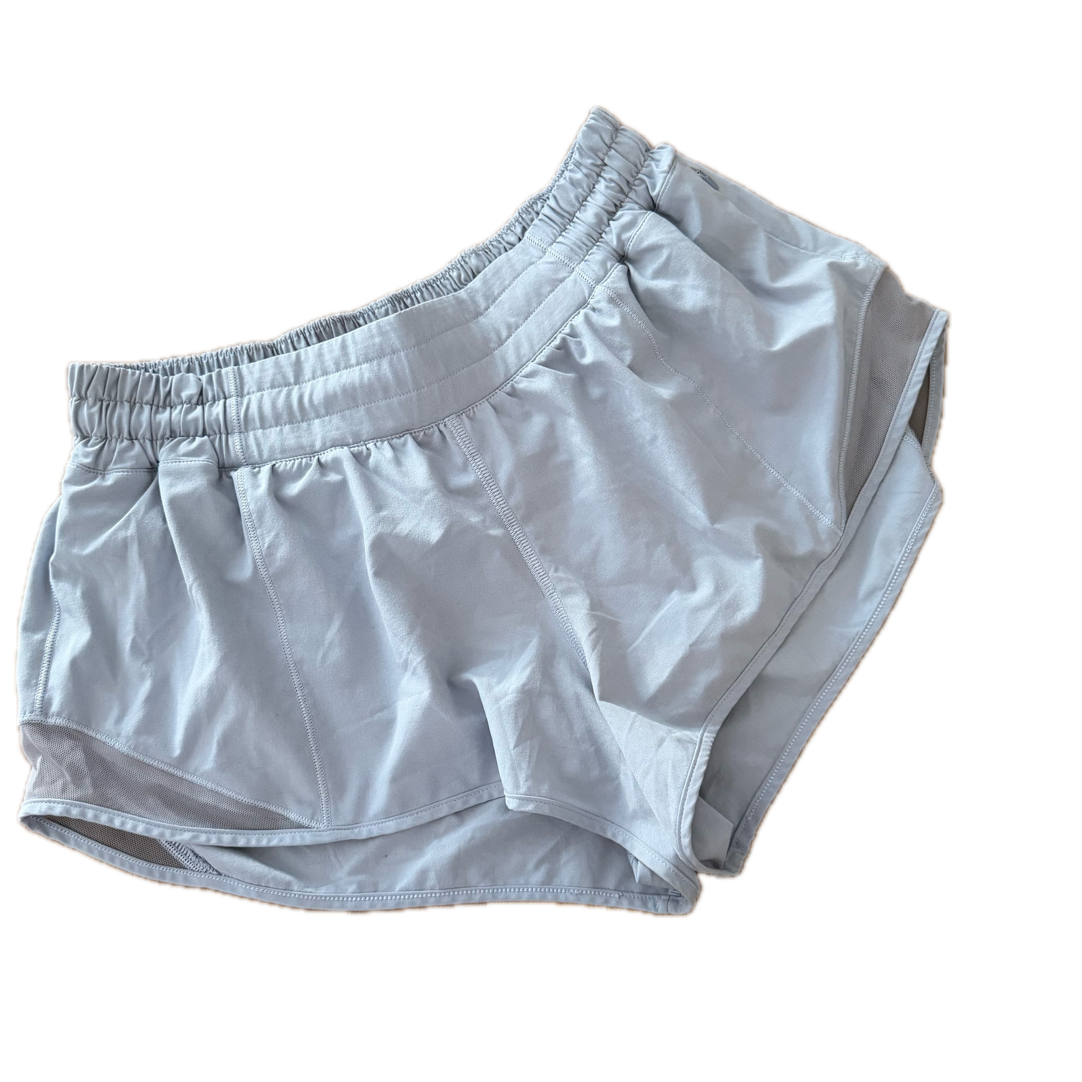 Short Lululemon talla 8 color azul tela Nulux™