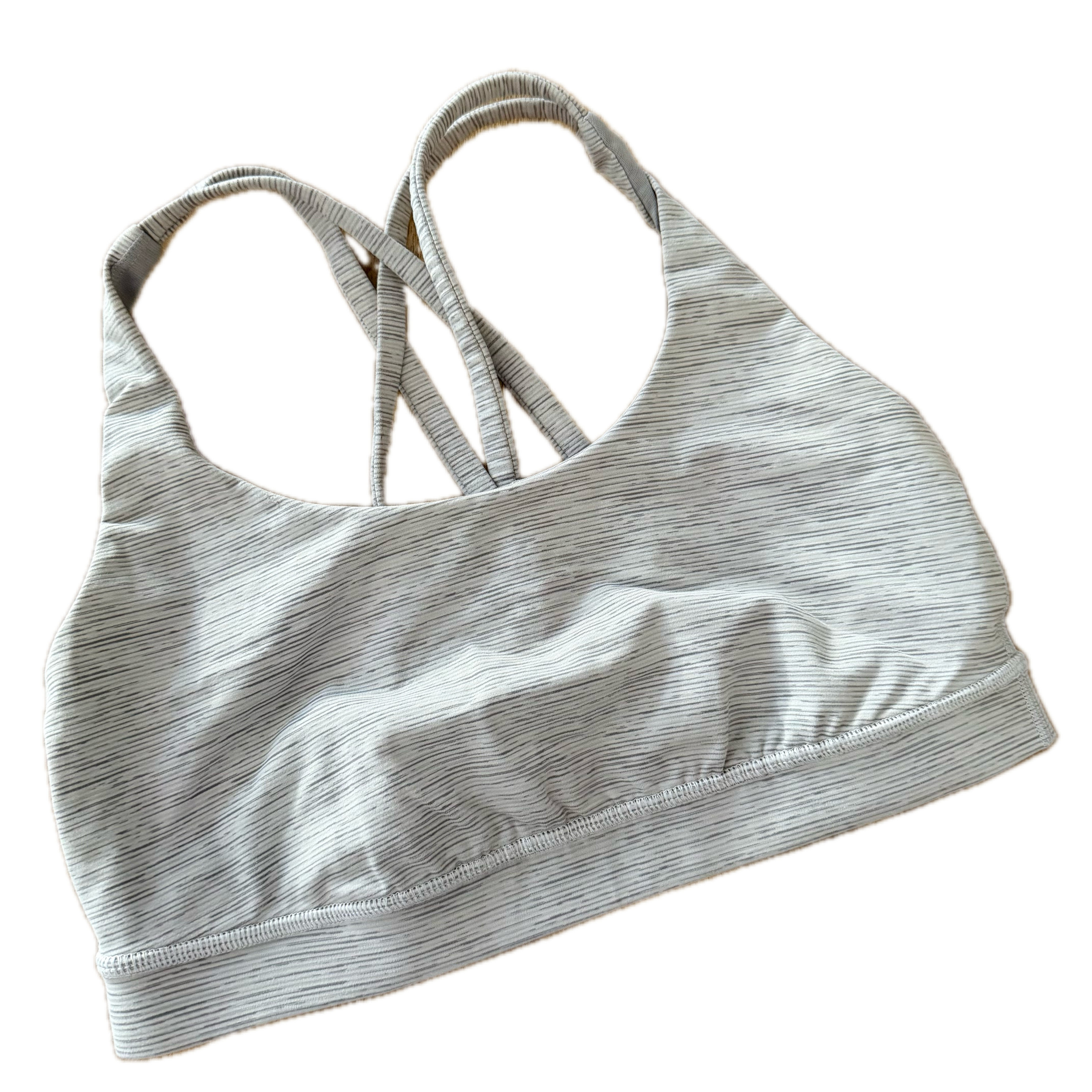 Top Lululemon talla 8 color gris tela Everlux™