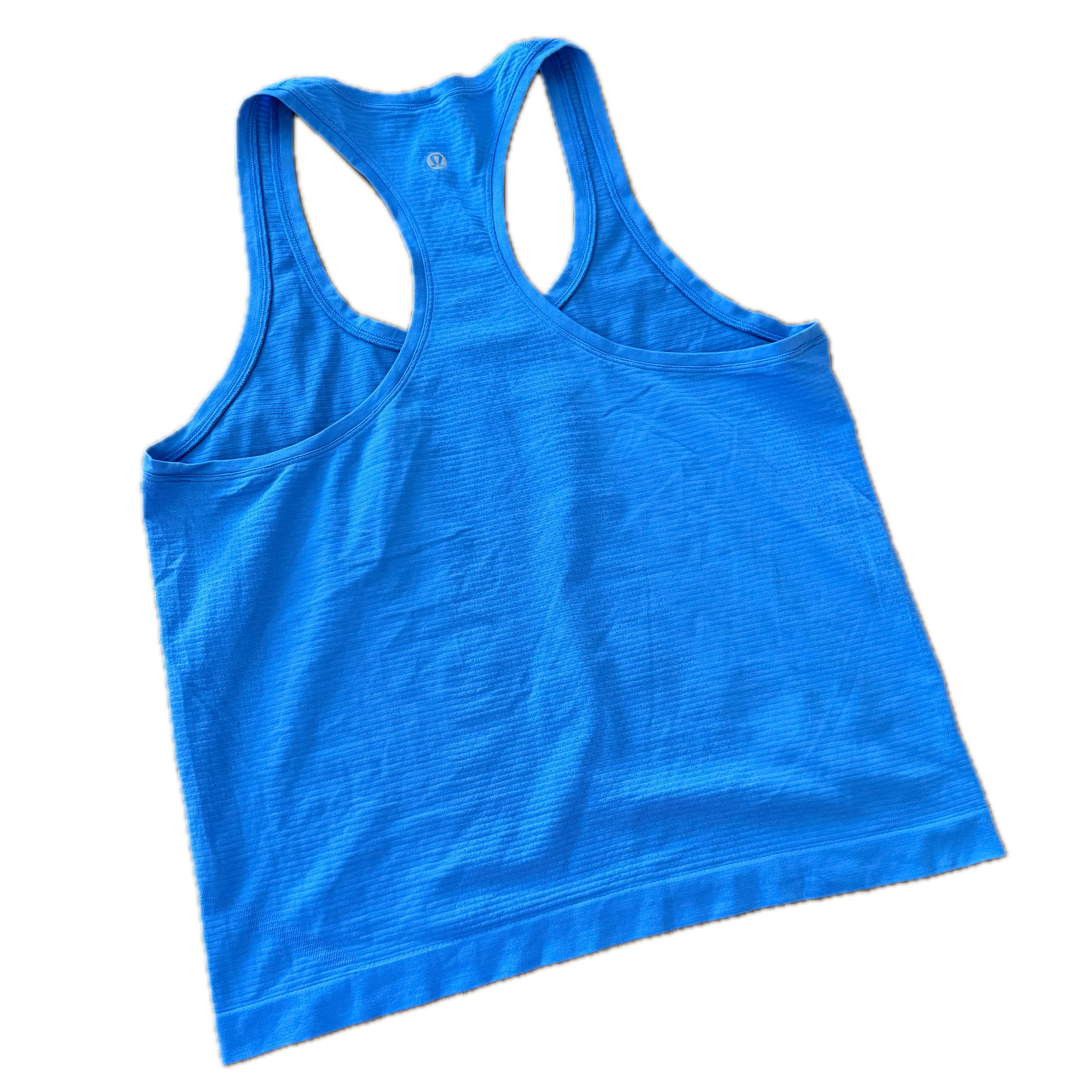 Tank Lululemon talla 8 color azul tela Silverescent™