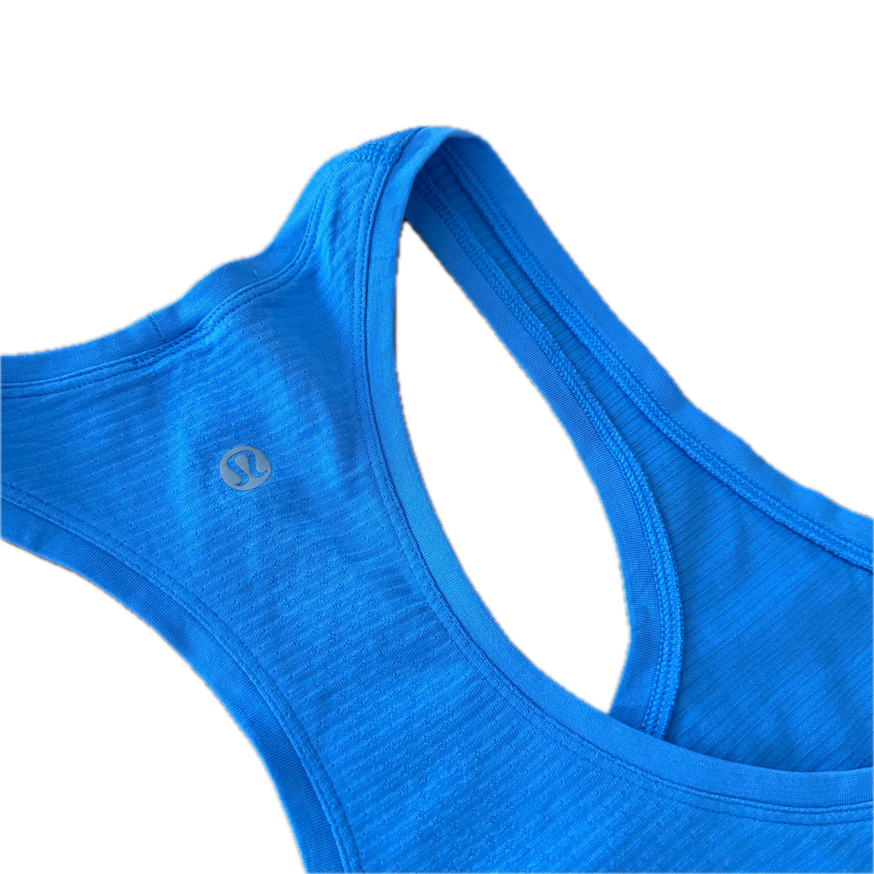Tank Lululemon talla 8 color azul tela Silverescent™