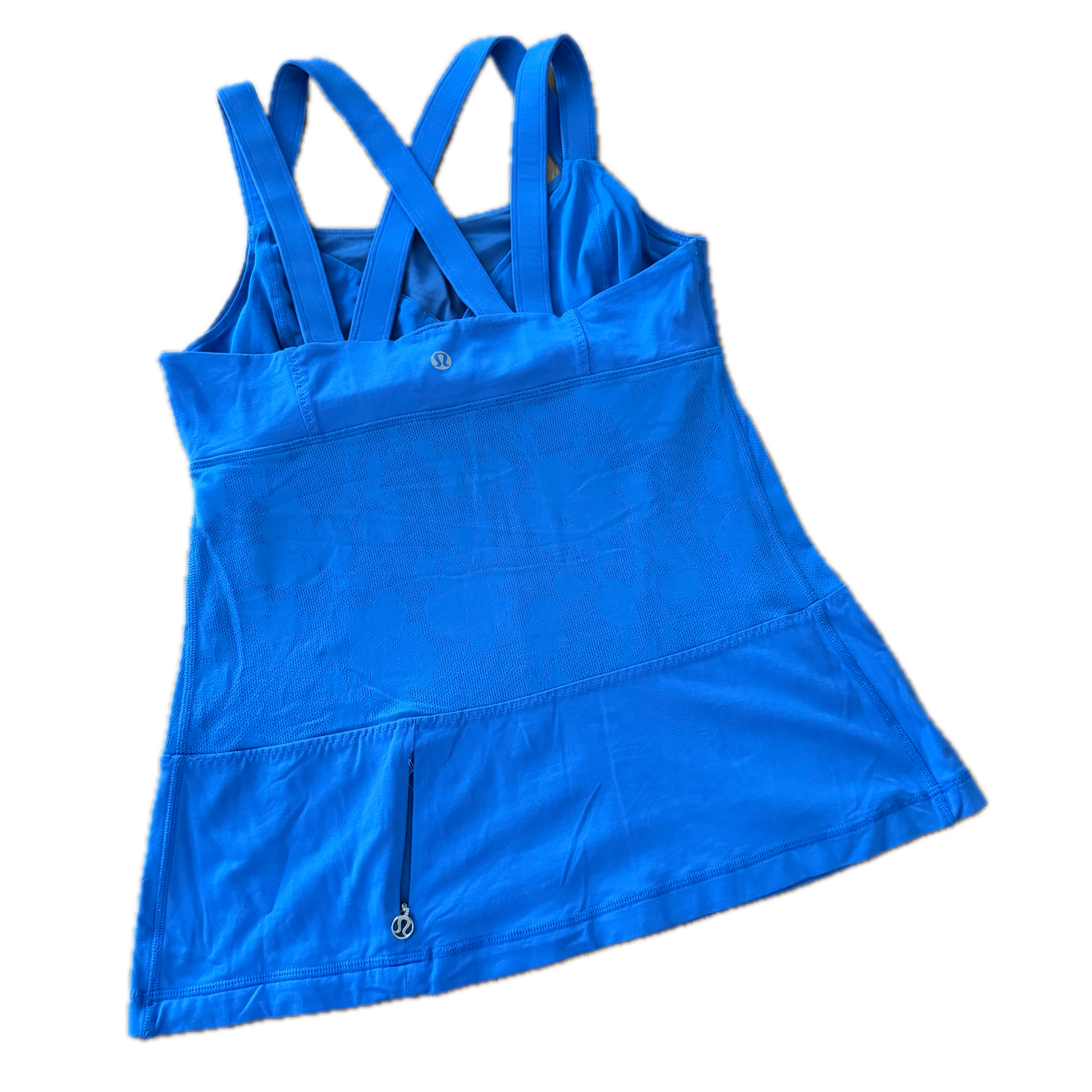 Tank Lululemon talla 8 color azul tela Luxtreme™