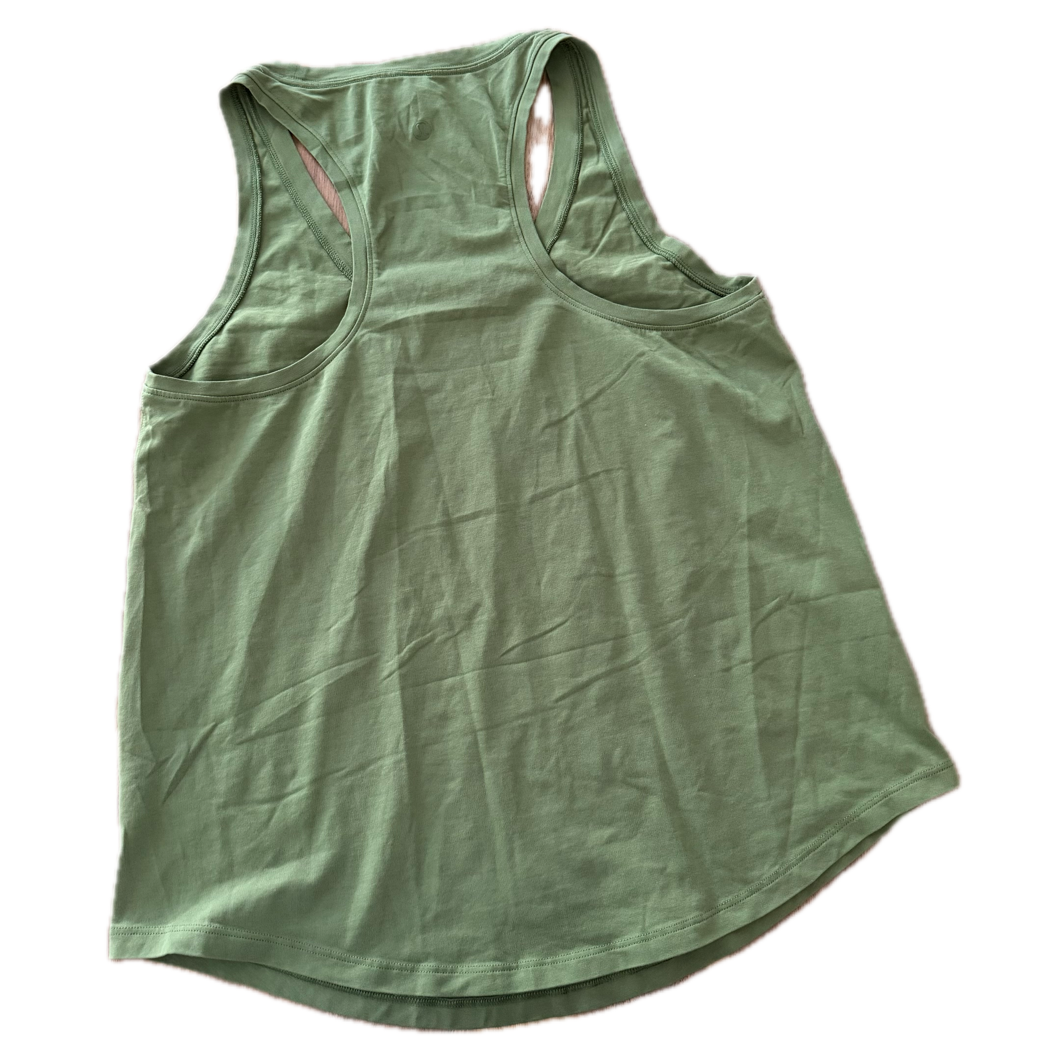 Tank Lululemon talla 8 color verde tela Vitasea™