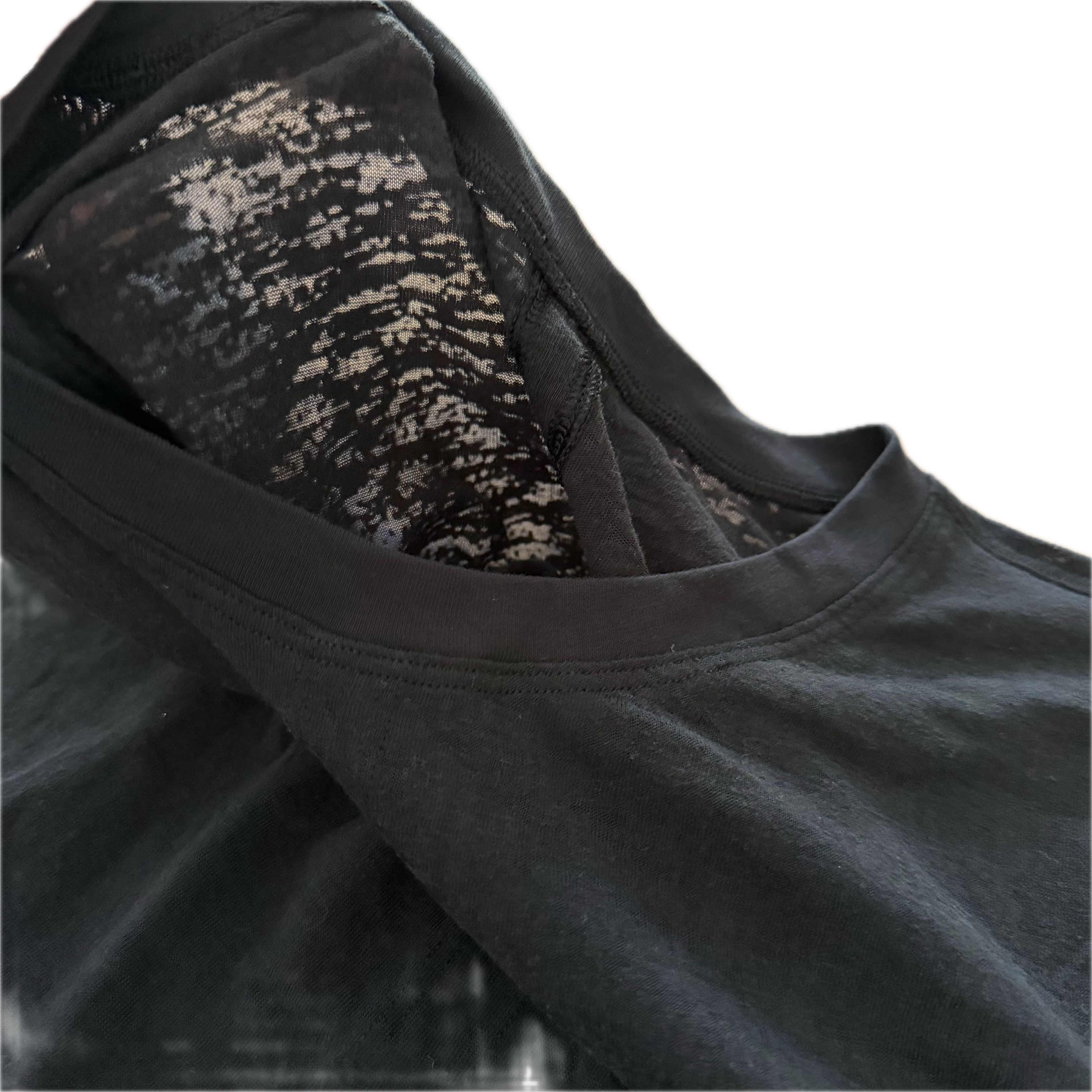 Tank crop Lululemon talla 8 color negro tela Vitasea™