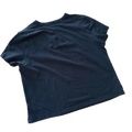 Playera crop talla 8 negra de algodón