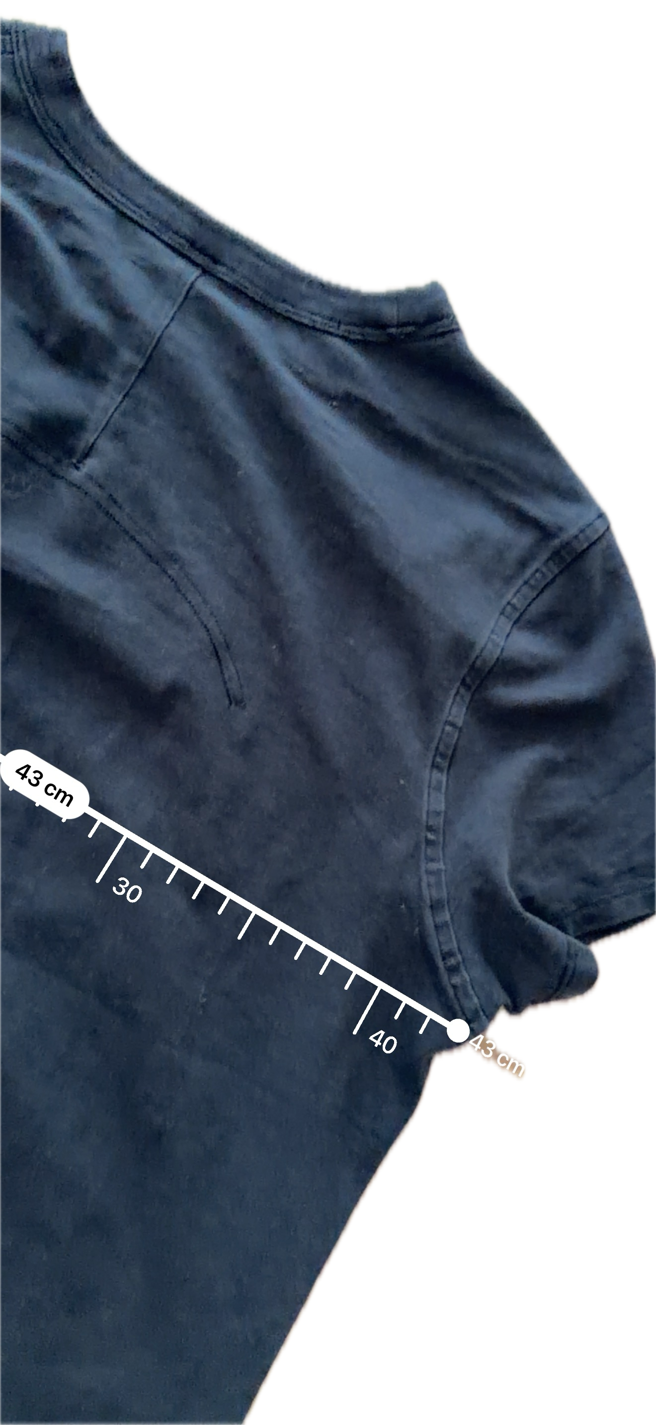 Playera crop Lululemon talla 8 color negro tela Vitasea™