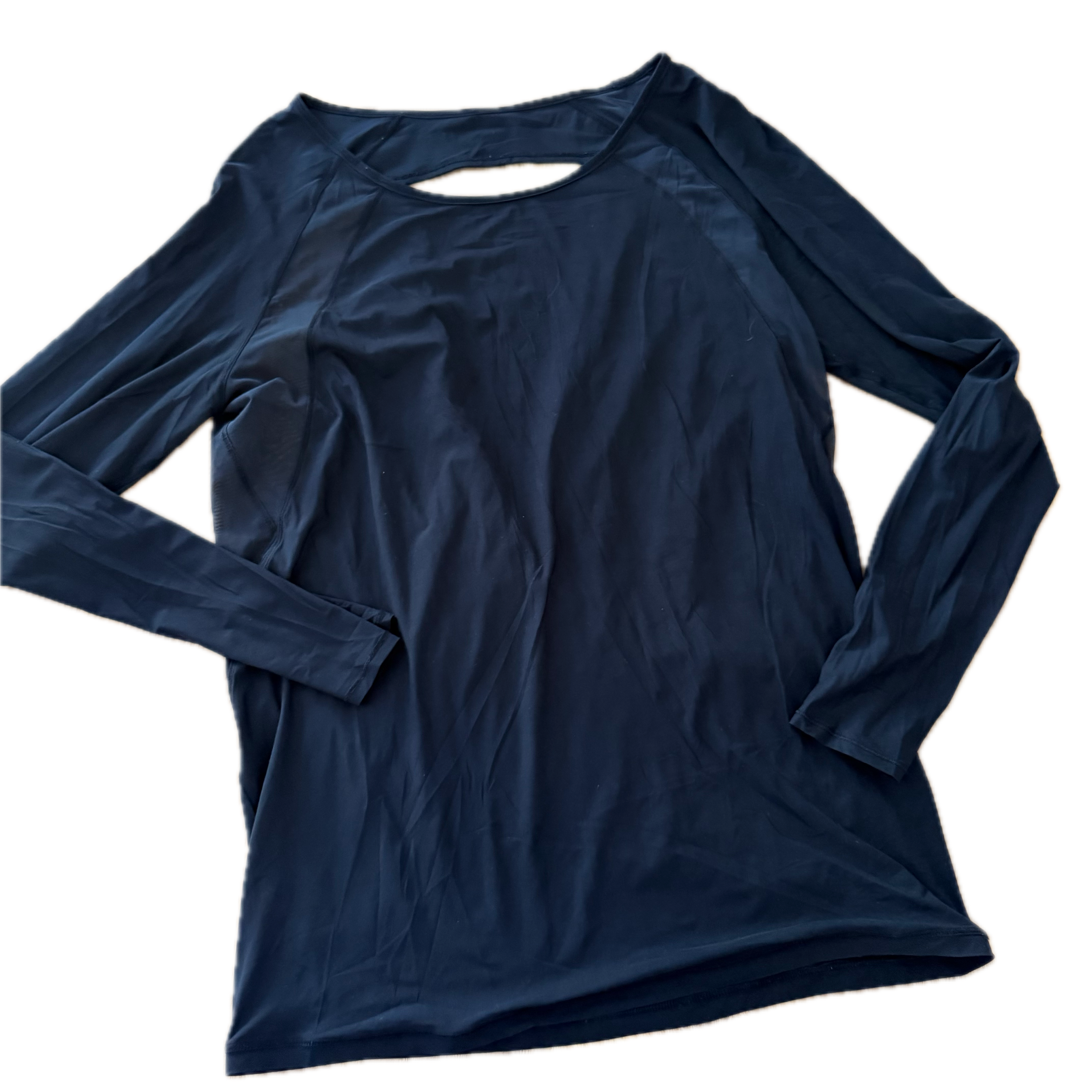 Playera Lululemon talla 8 color negro tela Nulux™