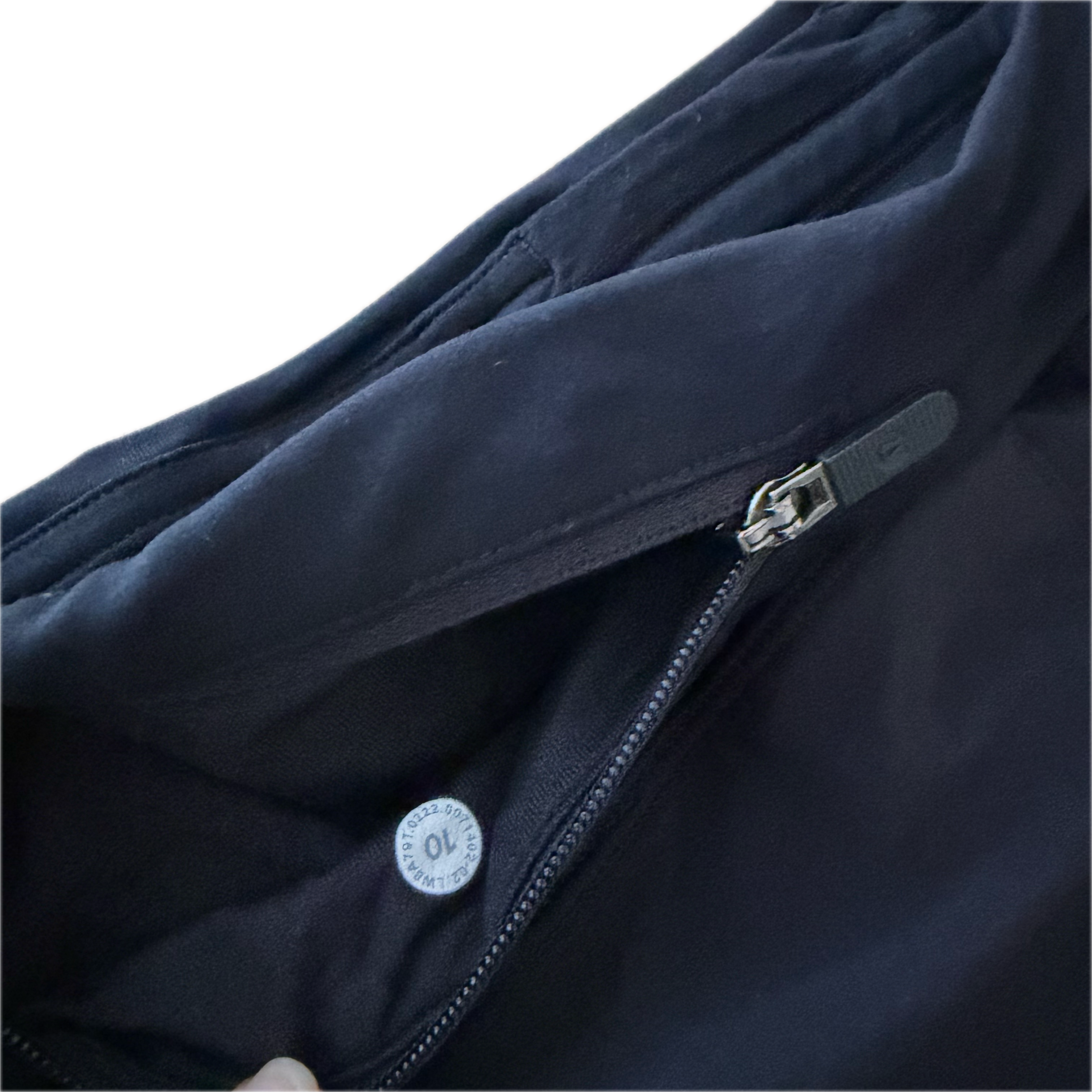 Falda Lululemon talla 10 color negro tela Luxtreme™