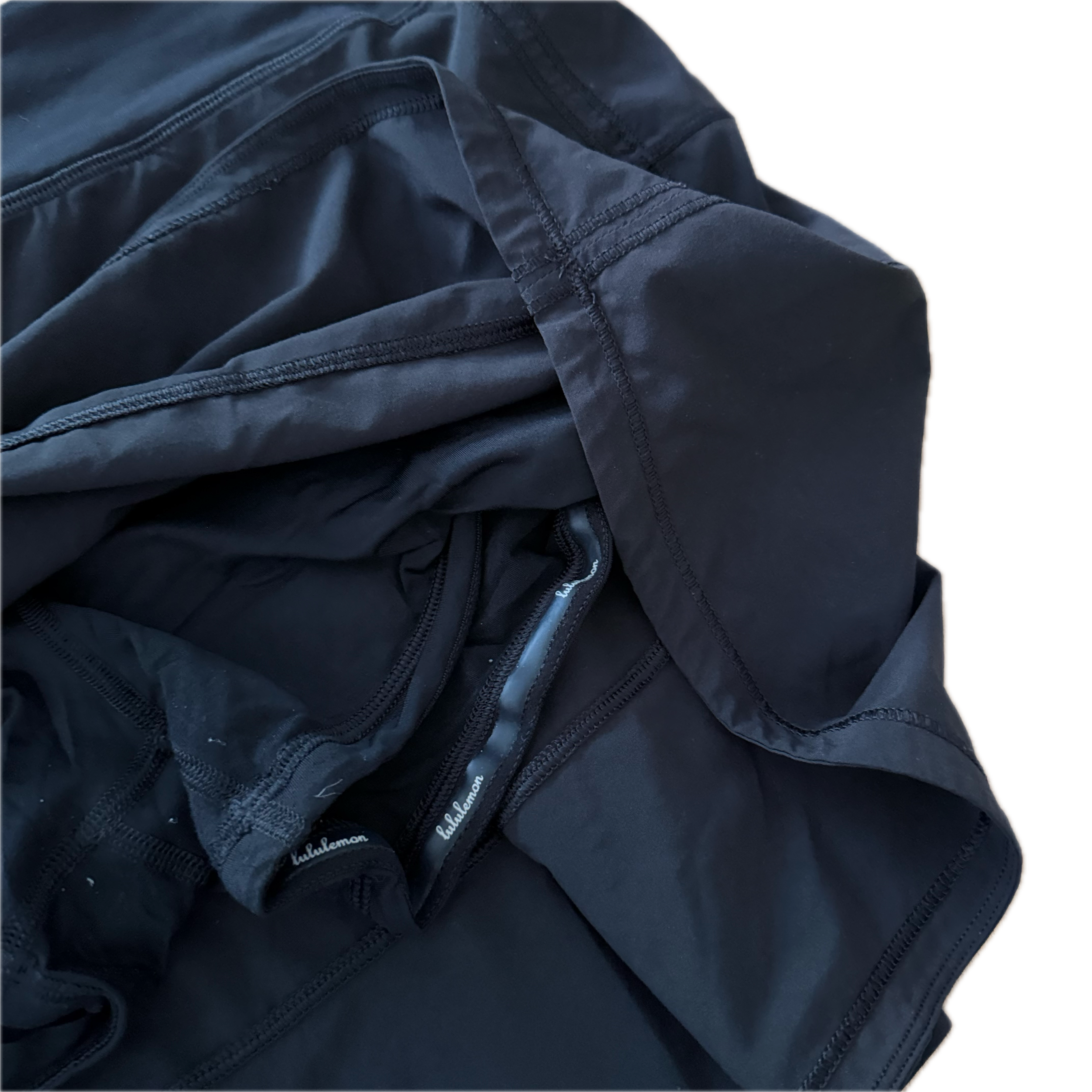 Falda Lululemon talla 10 color negro tela Luxtreme™