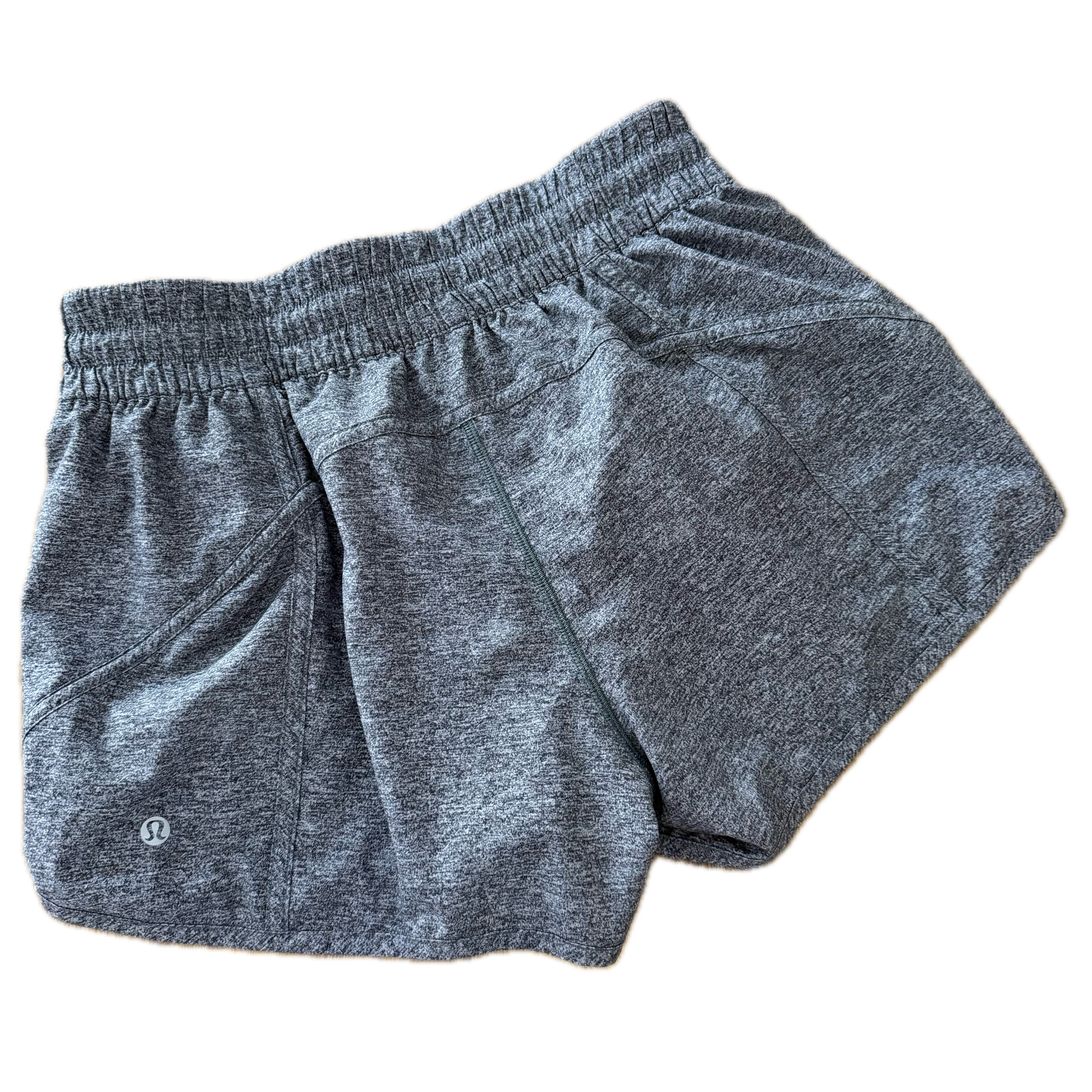 Short Lululemon talla 10 color gris tela Luxtreme™