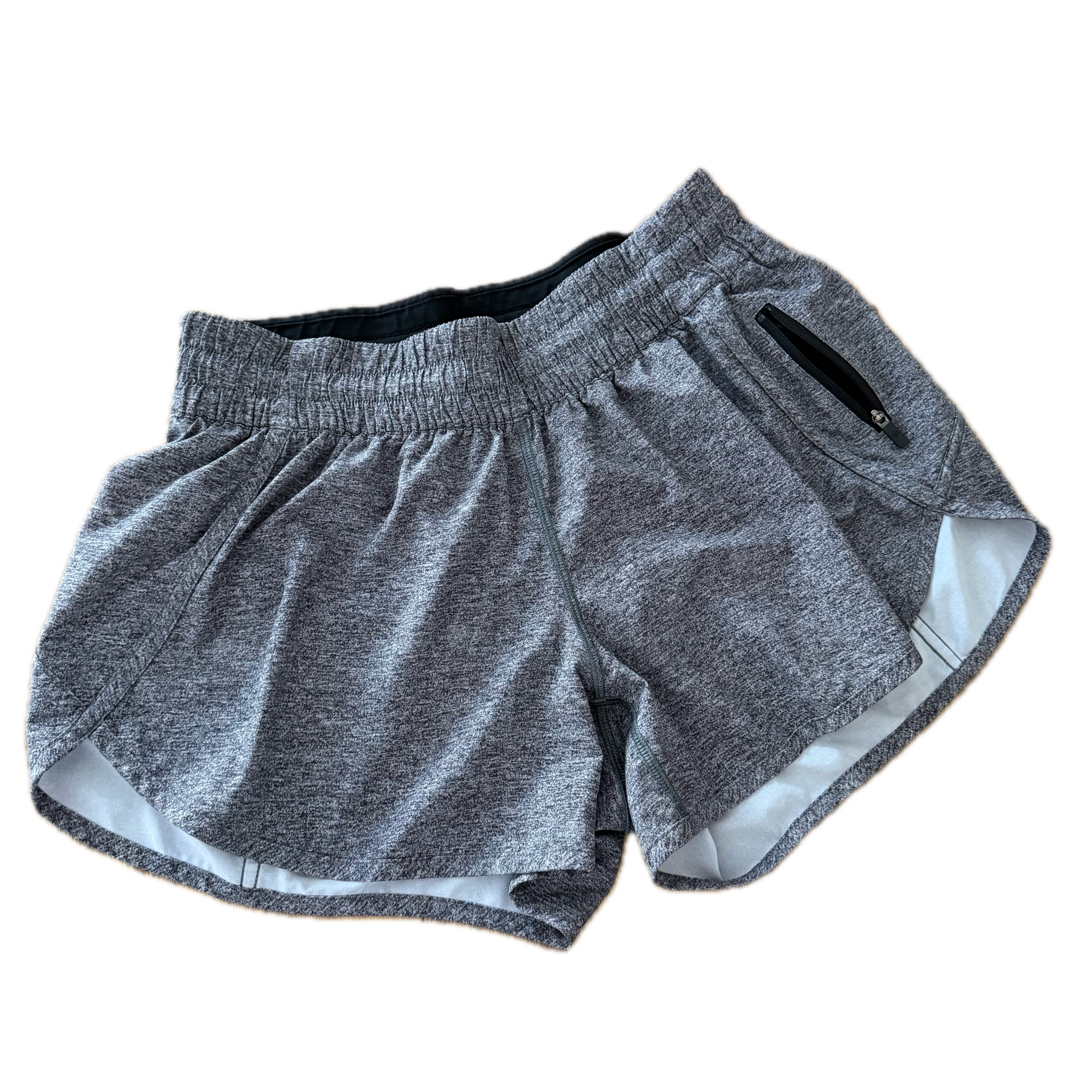 Short Lululemon talla 10 color gris tela Luxtreme™