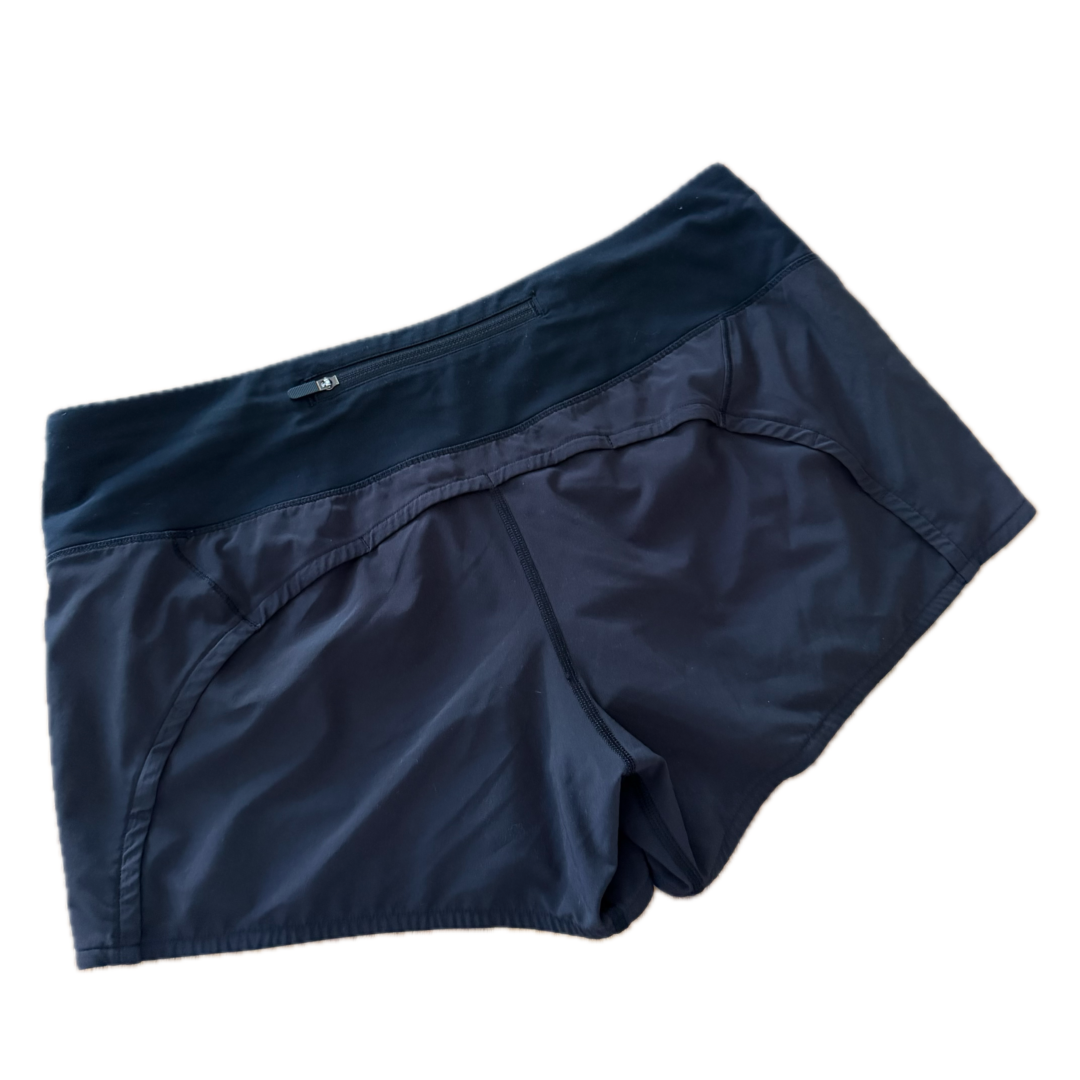 Short Lululemon talla 10 color negro tela Nulux™