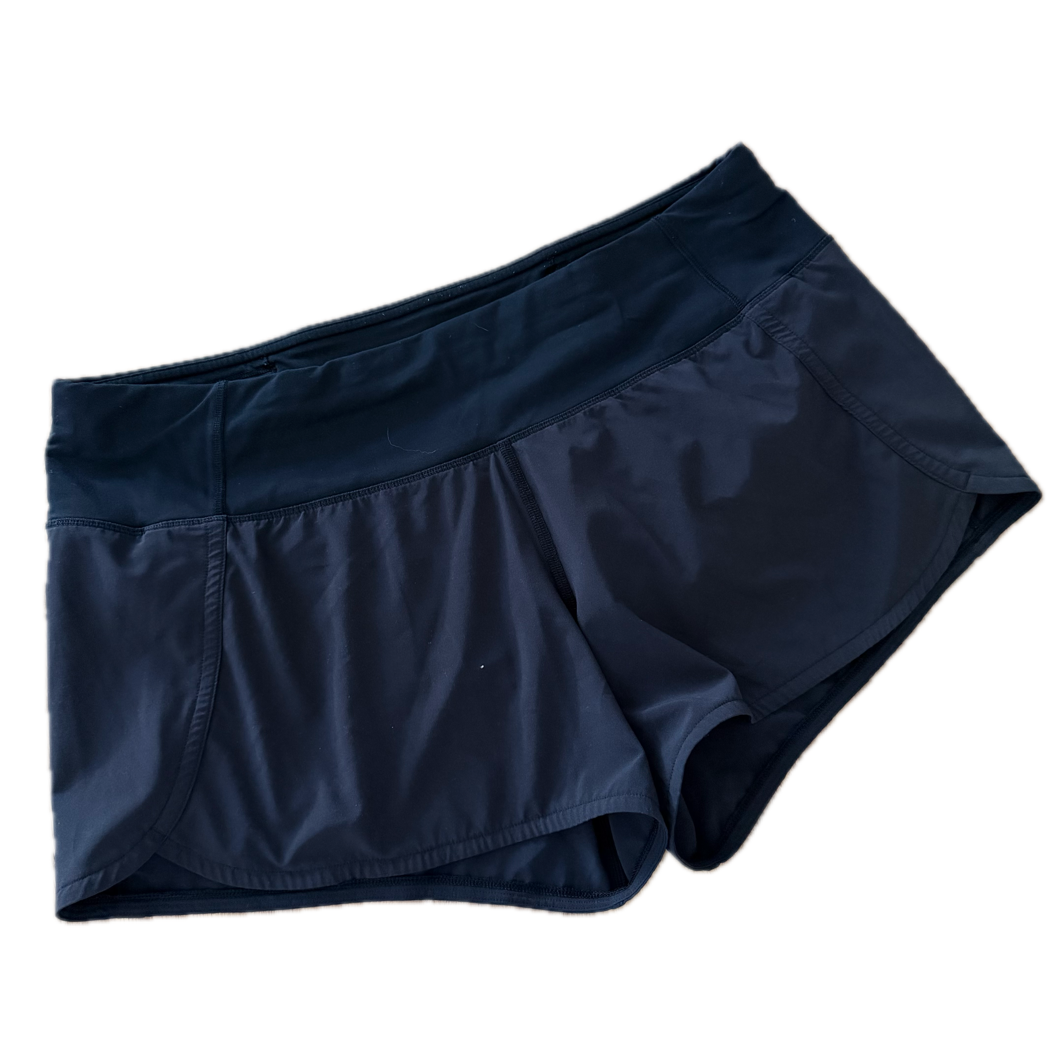 Short Lululemon talla 10 color negro tela Nulux™