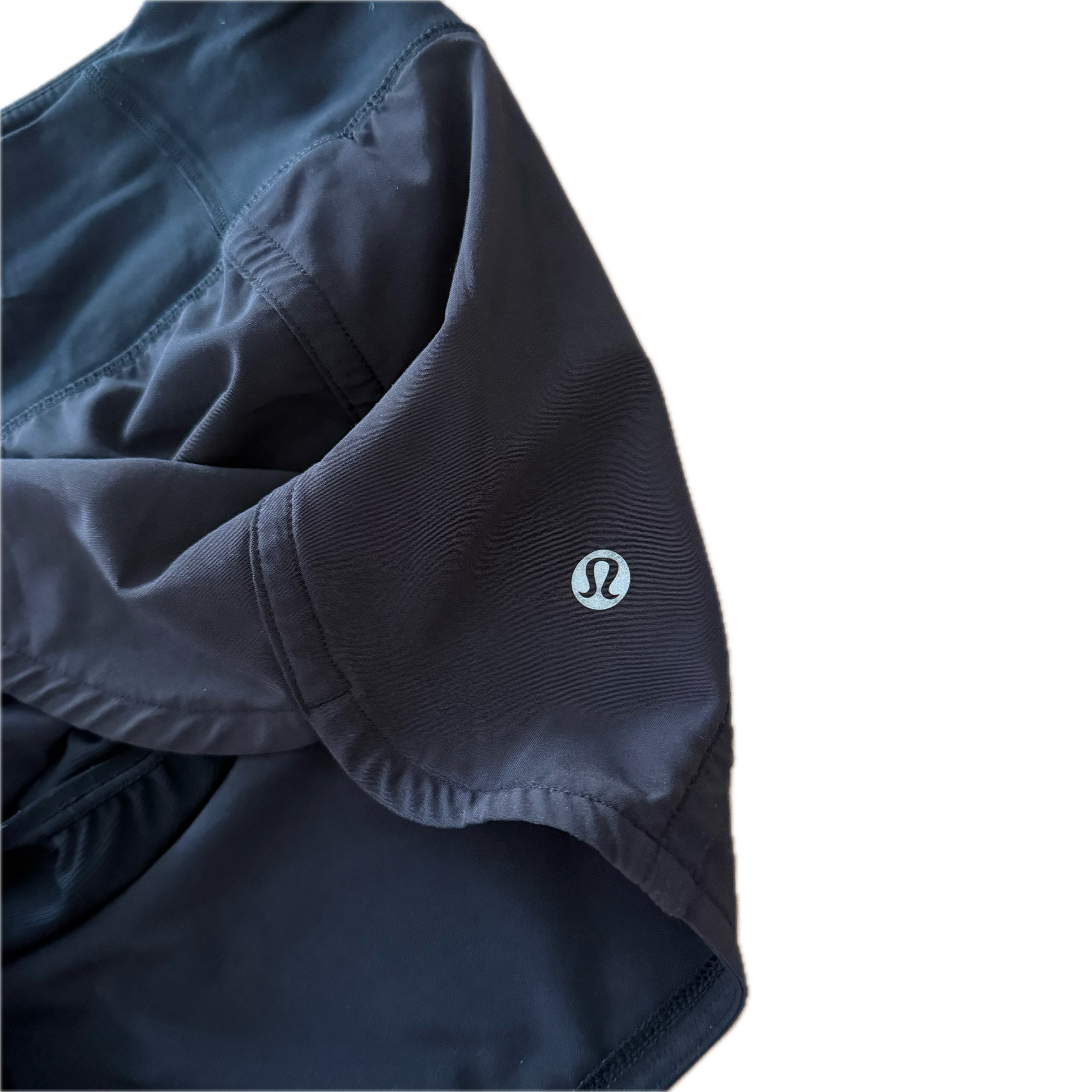 Short Lululemon talla 10 color negro tela Nulux™