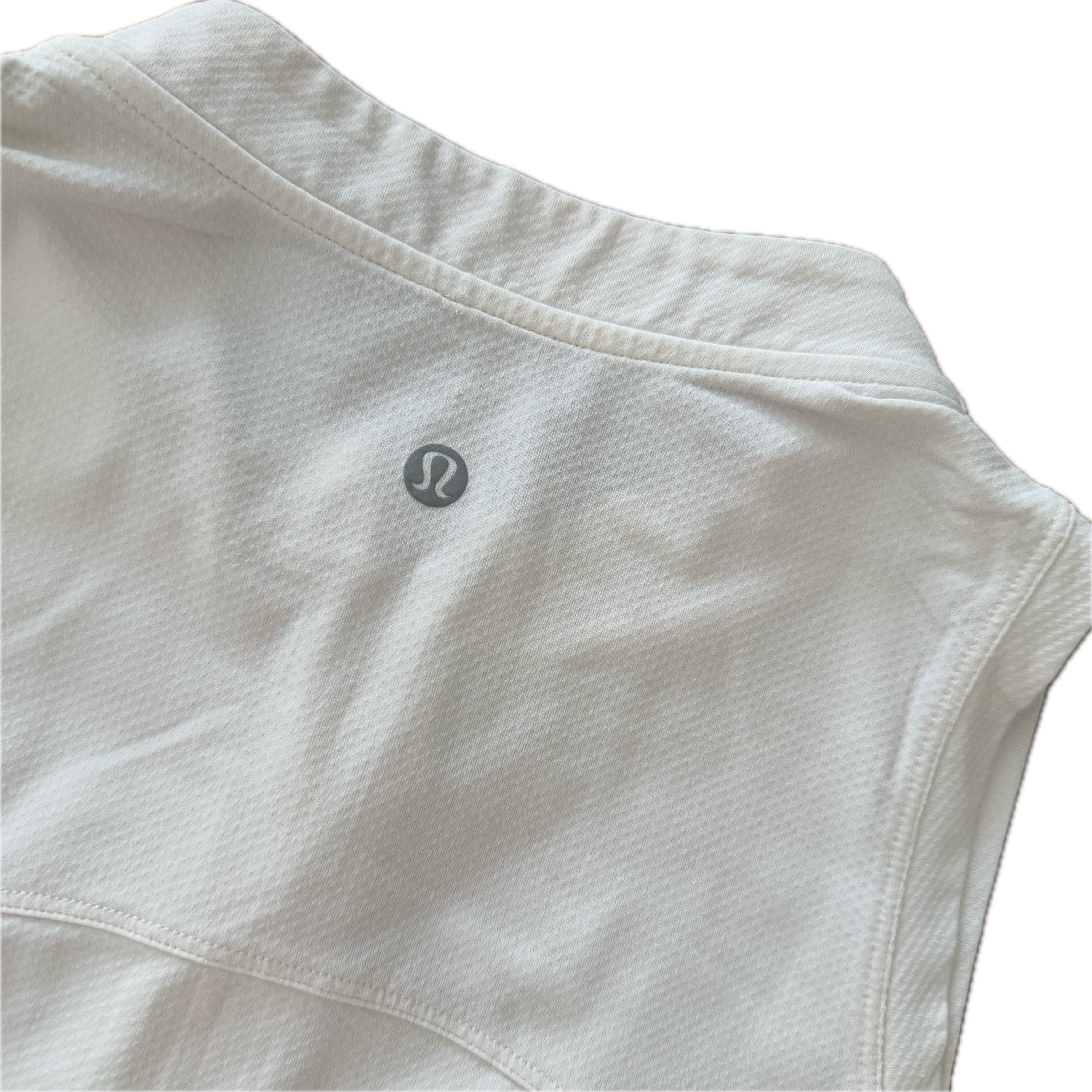 Tank Lululemon talla 10 color blanco tela Everlux™