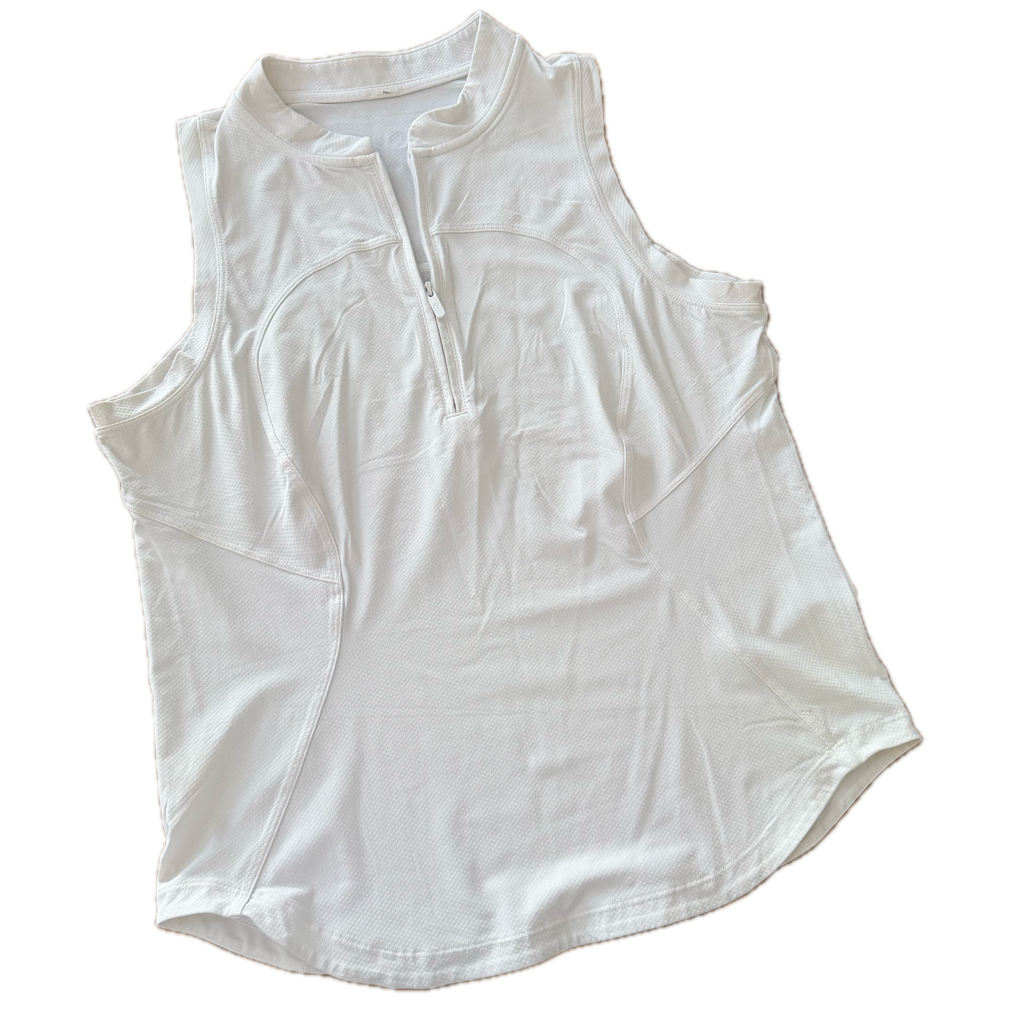 Tank Lululemon talla 10 color blanco tela Everlux™