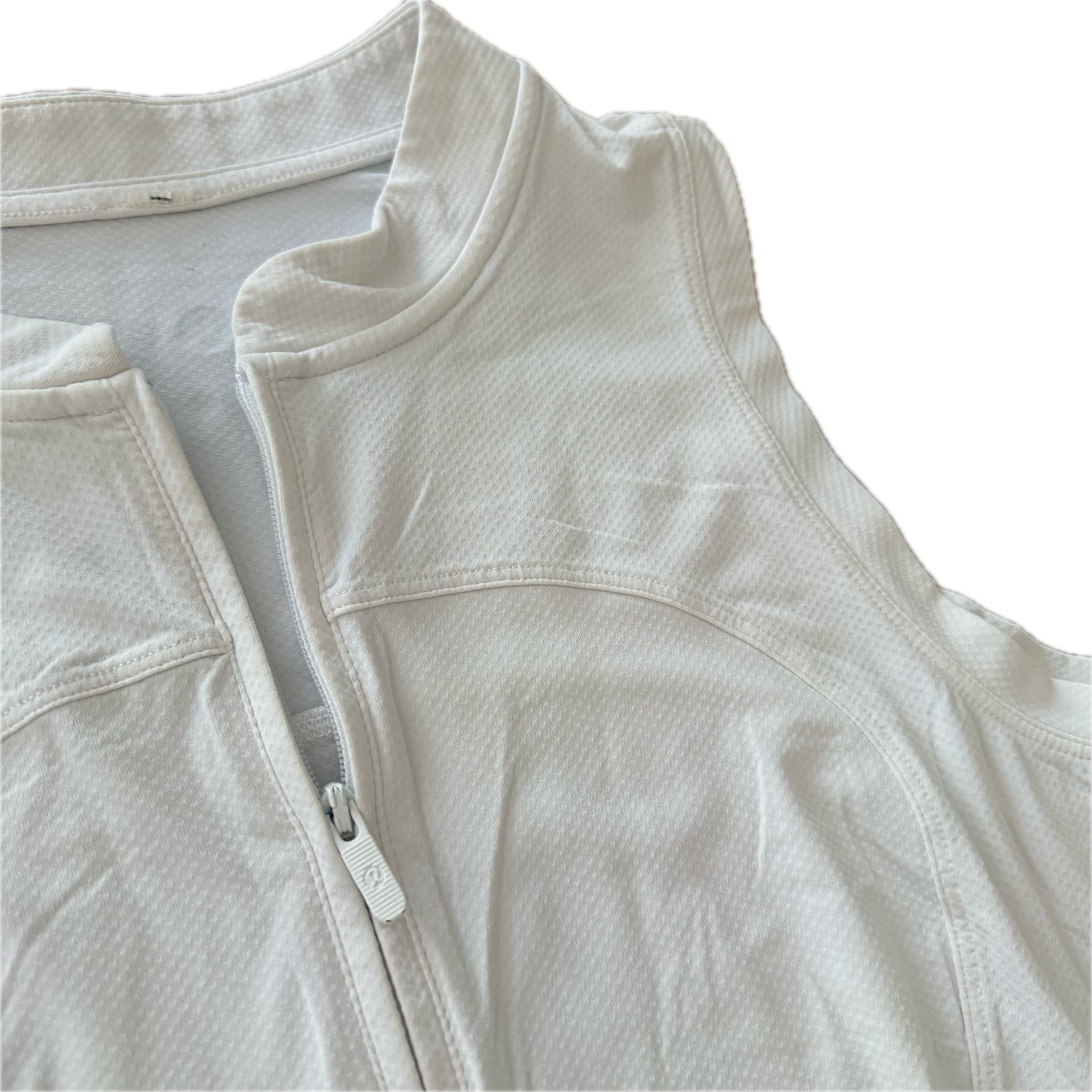 Tank Lululemon talla 10 color blanco tela Everlux™