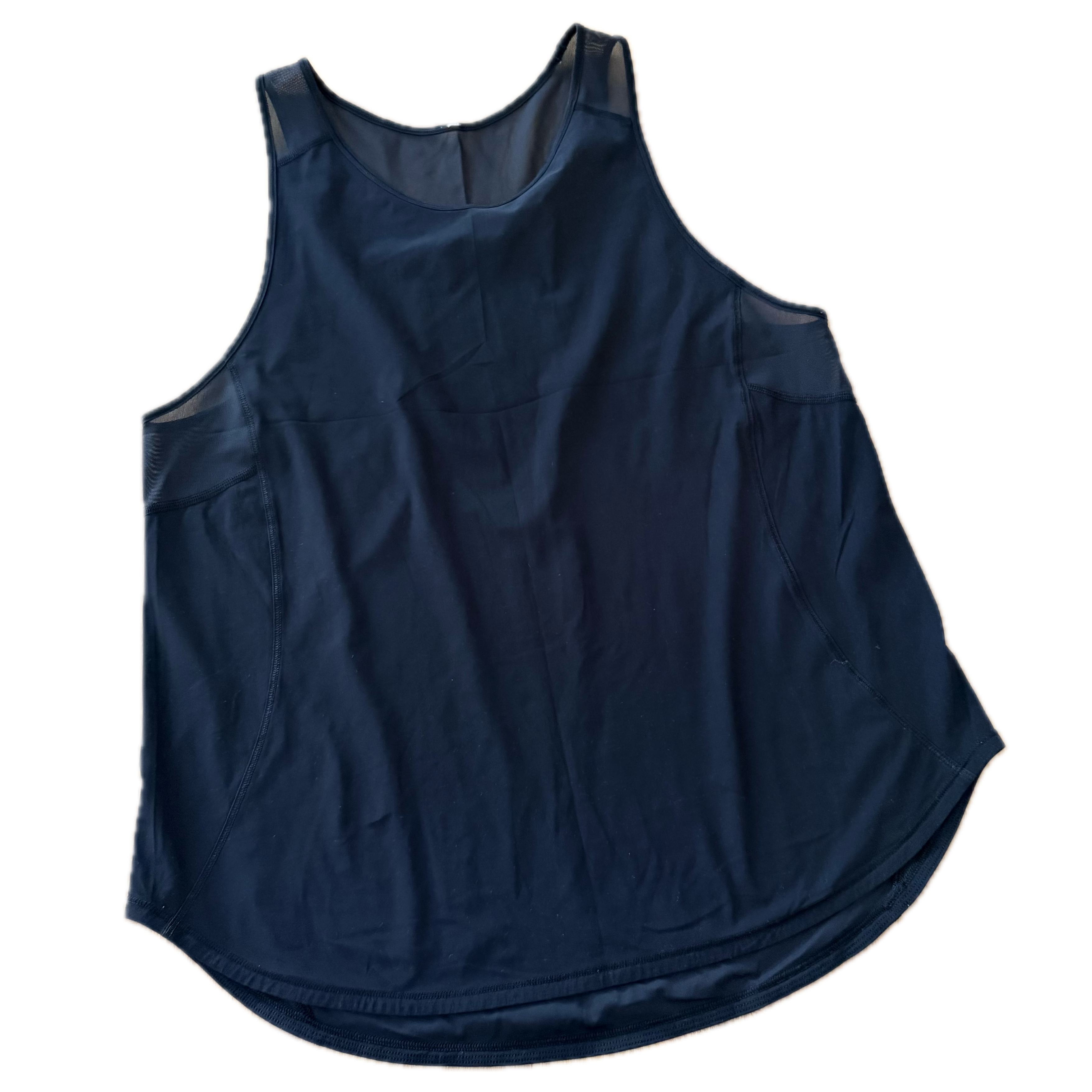 Tank Lululemon talla 10 color negro tela Nulux™