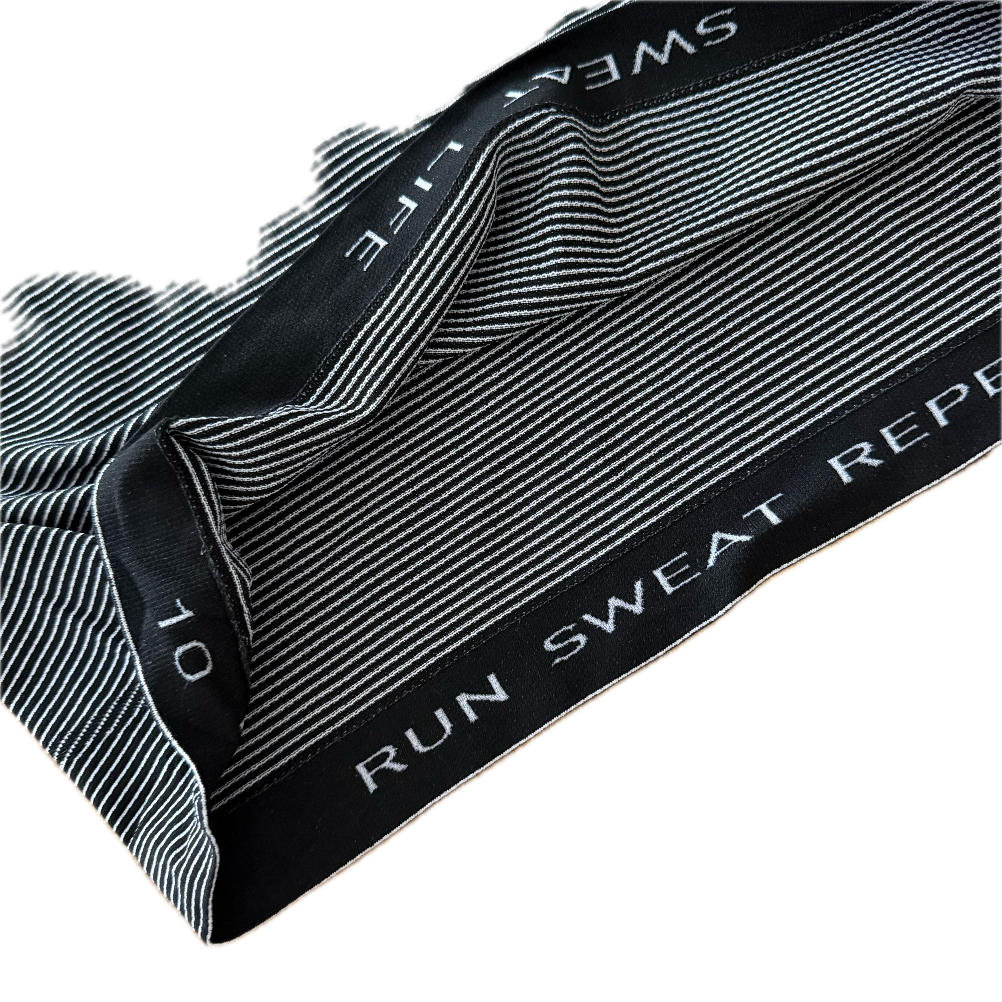 Tank Lululemon talla 10 color rayas negro tela Silverescent™