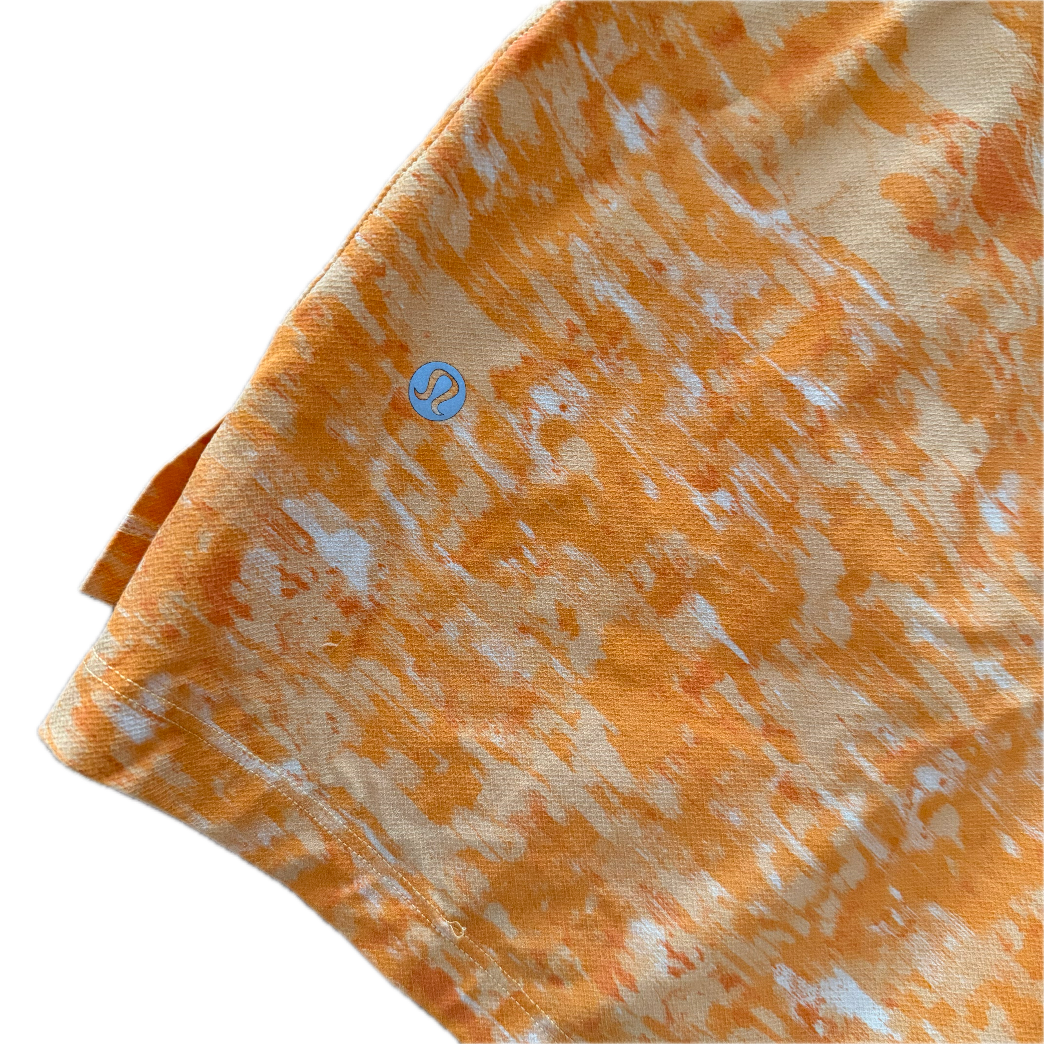 Short Lululemon talla XXL de hombre color naranja smoke tela Luxtreme™