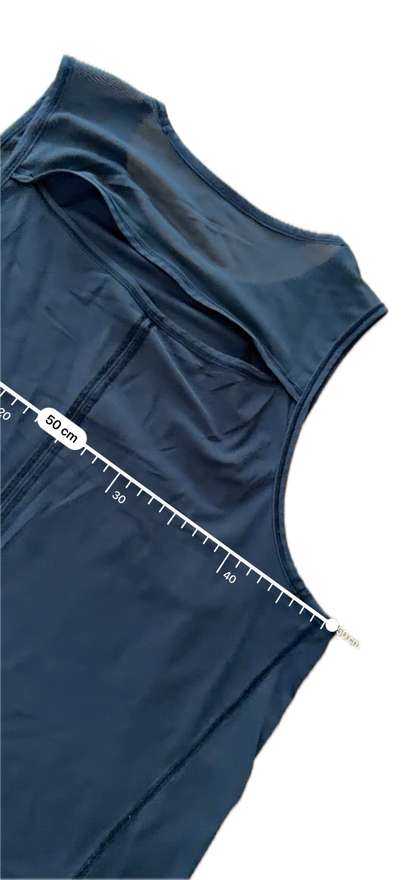 Tank Lululemon talla 12 color negro tela Nulux™