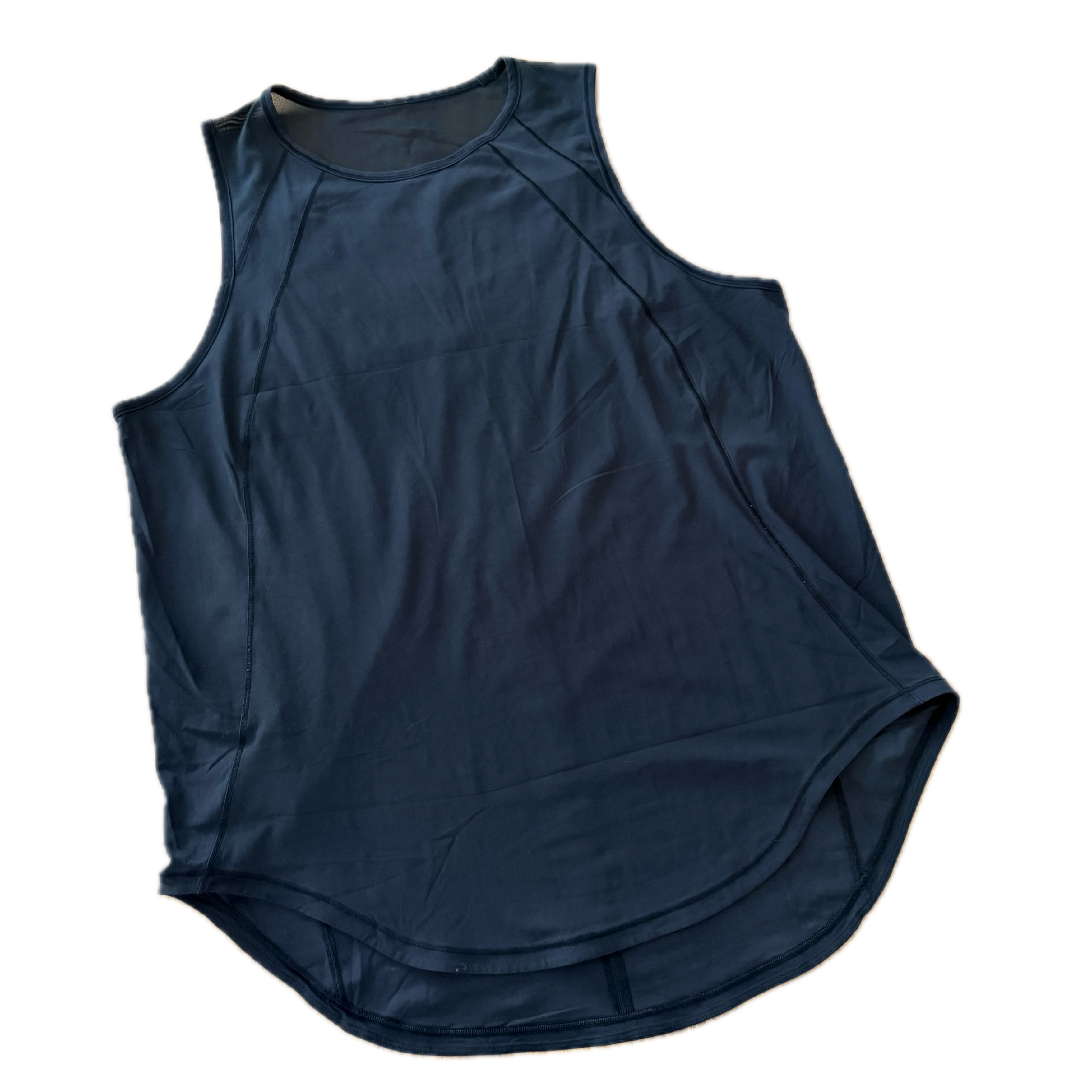 Tank Lululemon talla 12 color negro tela Nulux™