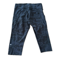 Legging talla 14 camo negro y azul