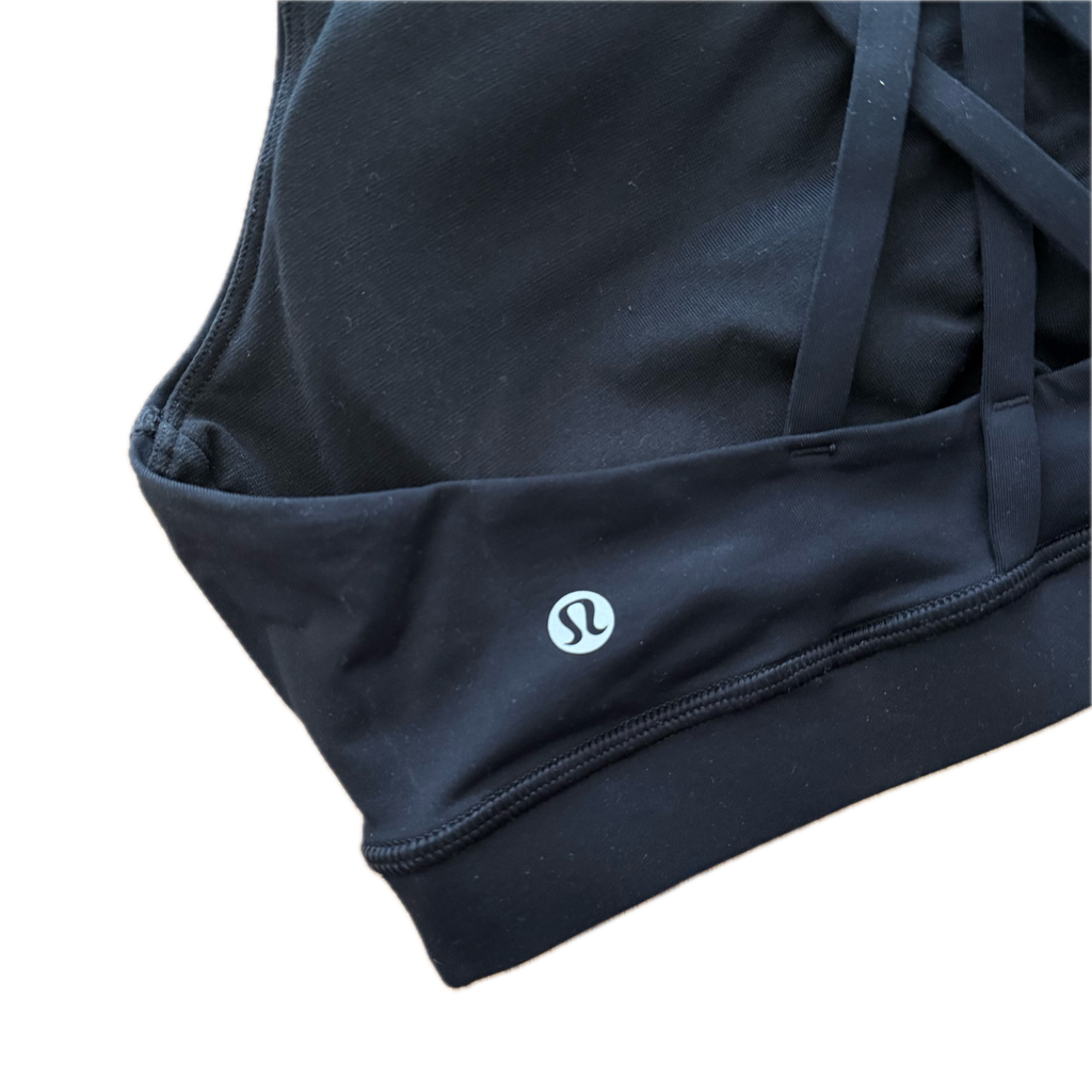 Top talla 12 color negro tirantes cruzados