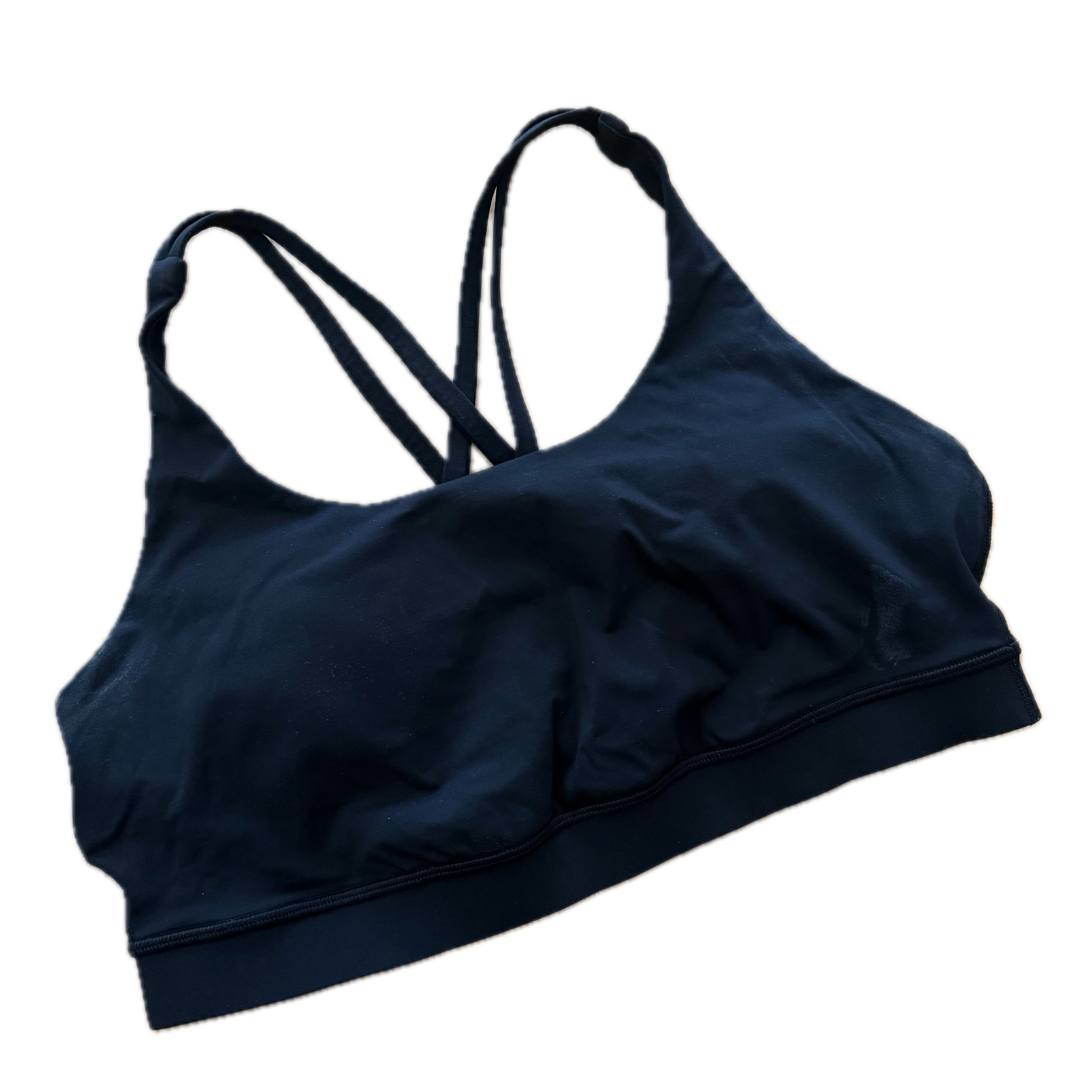 Top talla 12 color negro tirantes cruzados
