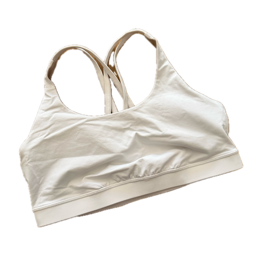 Top talla 12 color blanco pretina angosta