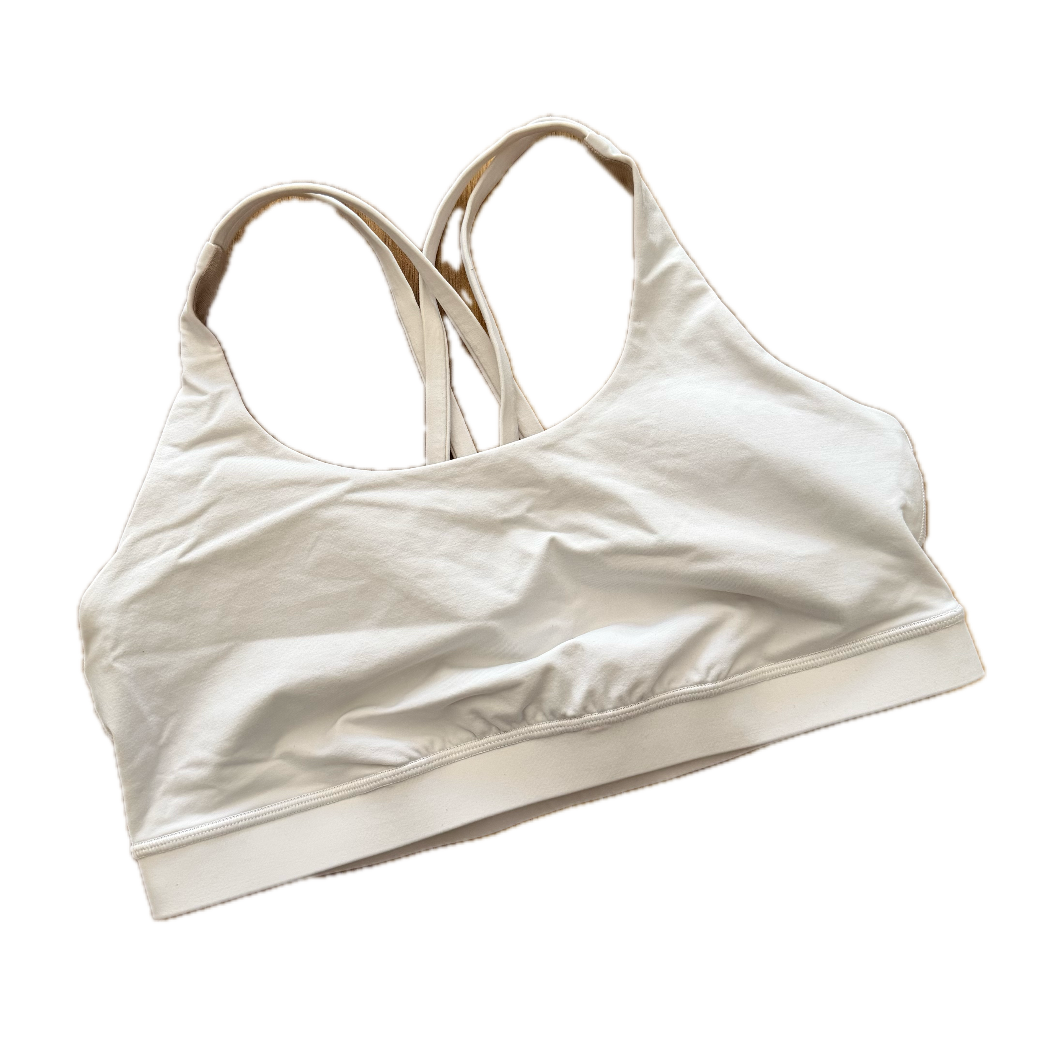 Top talla 12 color blanco pretina angosta