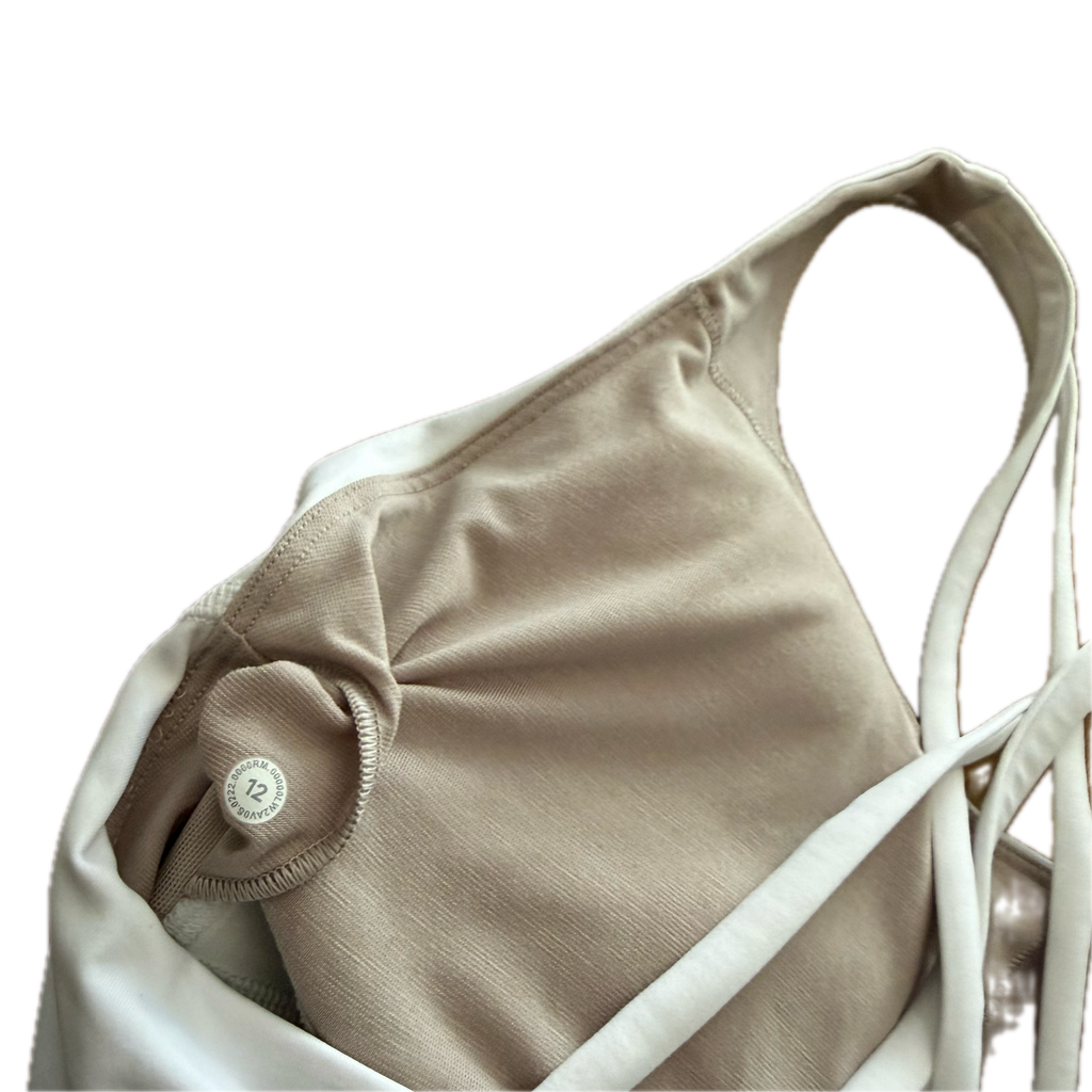 Top talla 12 color blanco ancho