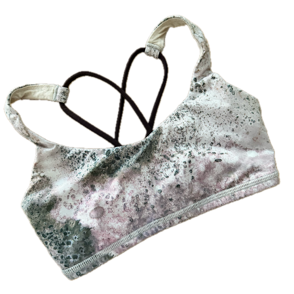 Top talla 2 print rosa y verde