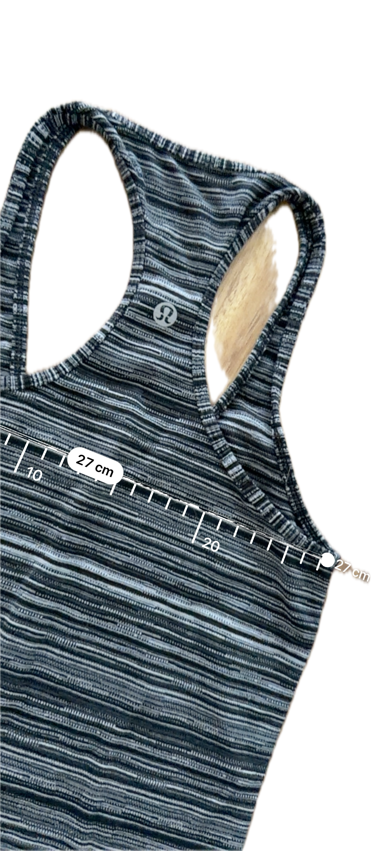 Tank talla 4 rayas grises