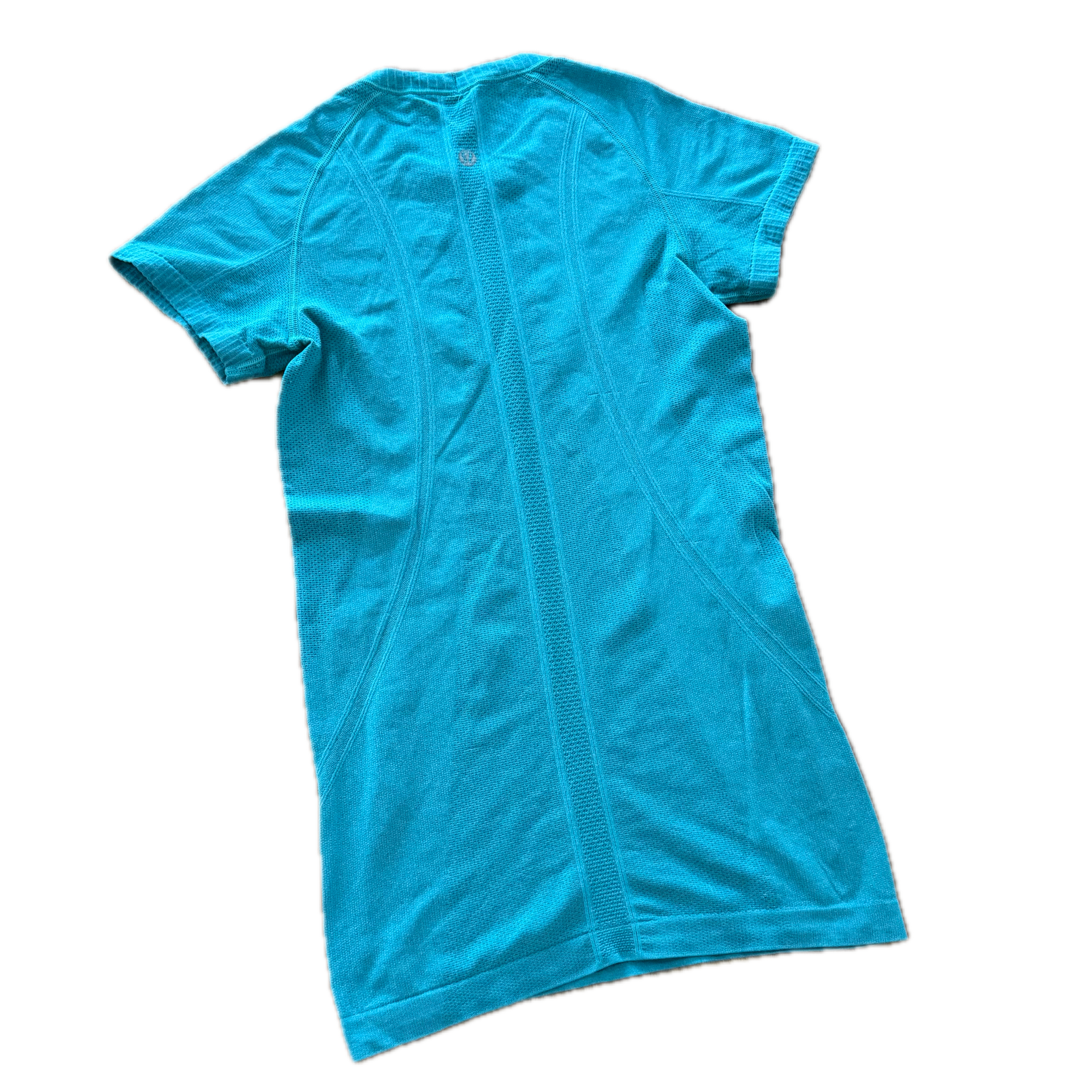 Playera talla 4 azul tela anti olor