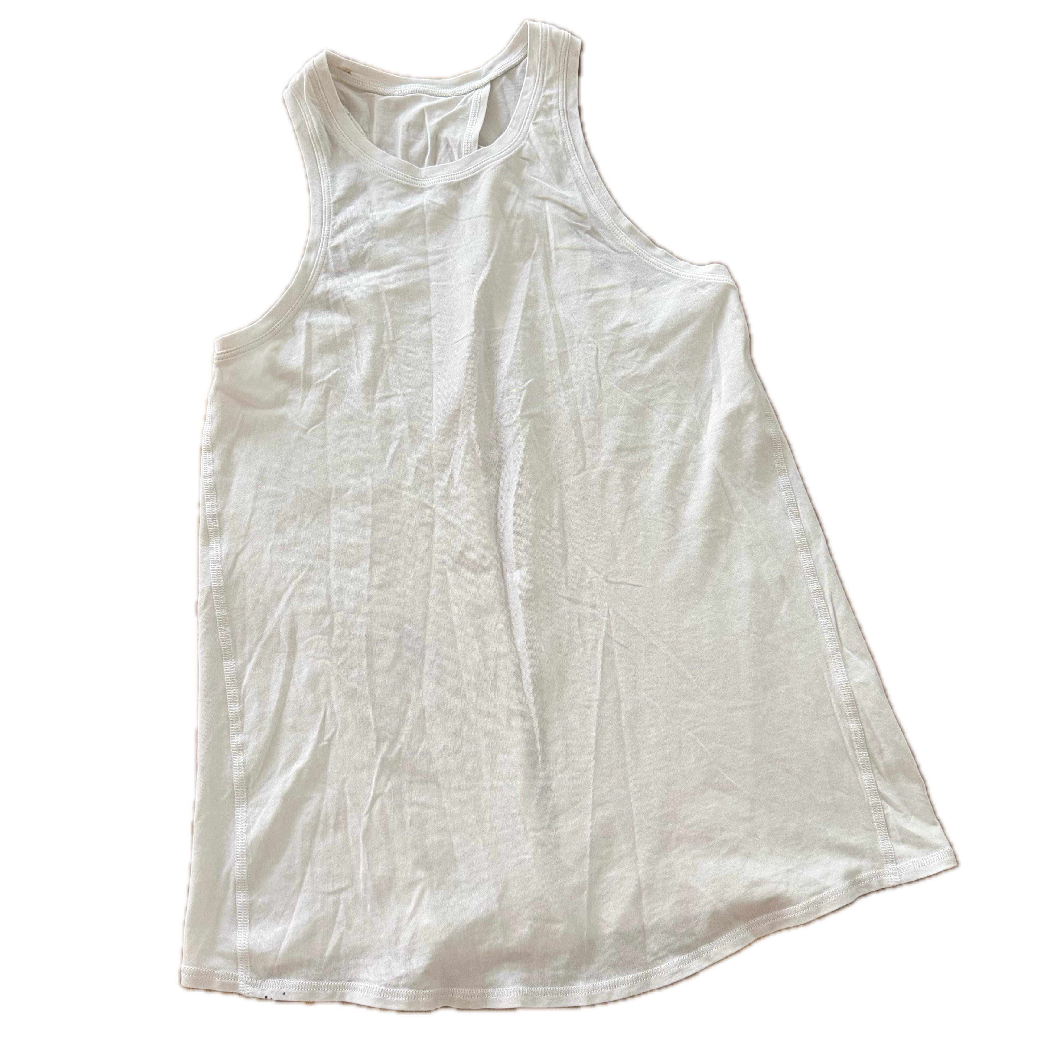 Tank talla 6 blanca espalda abierta