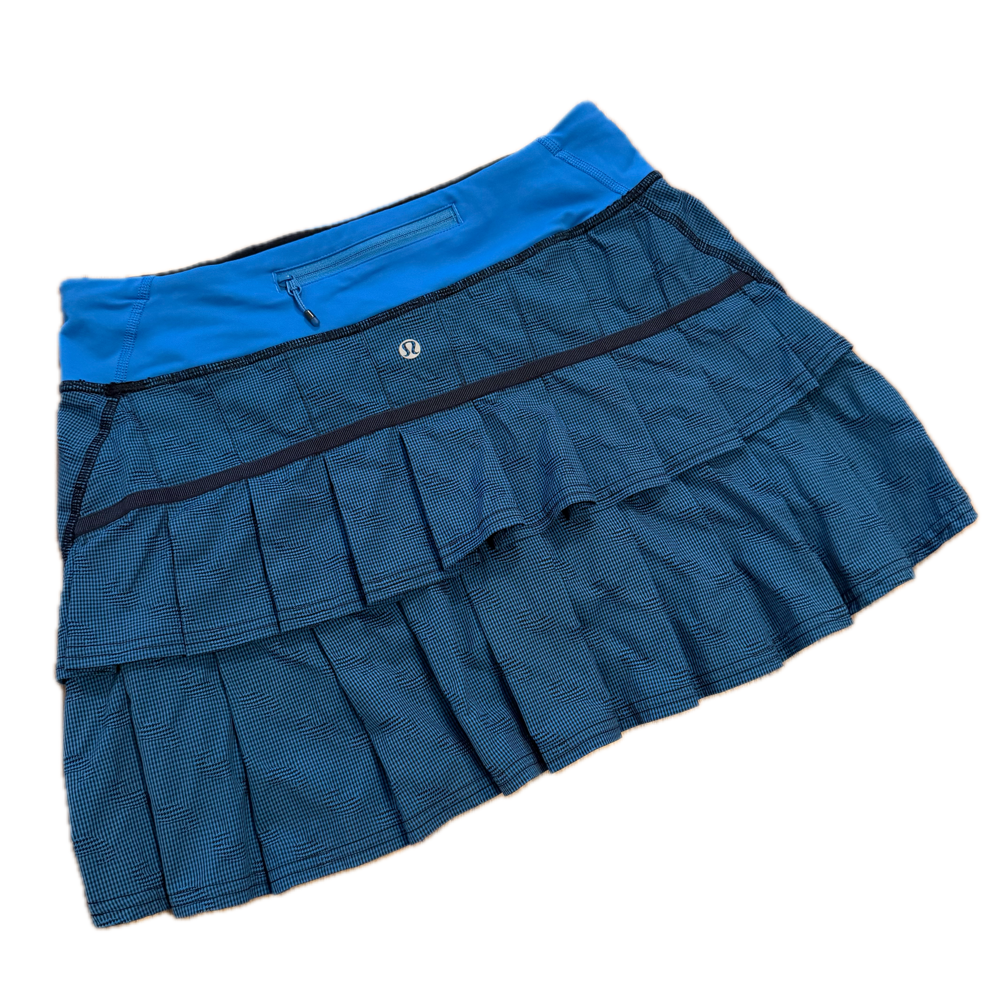 Falda Lululemon talla 6 color azul tela Luxtreme™