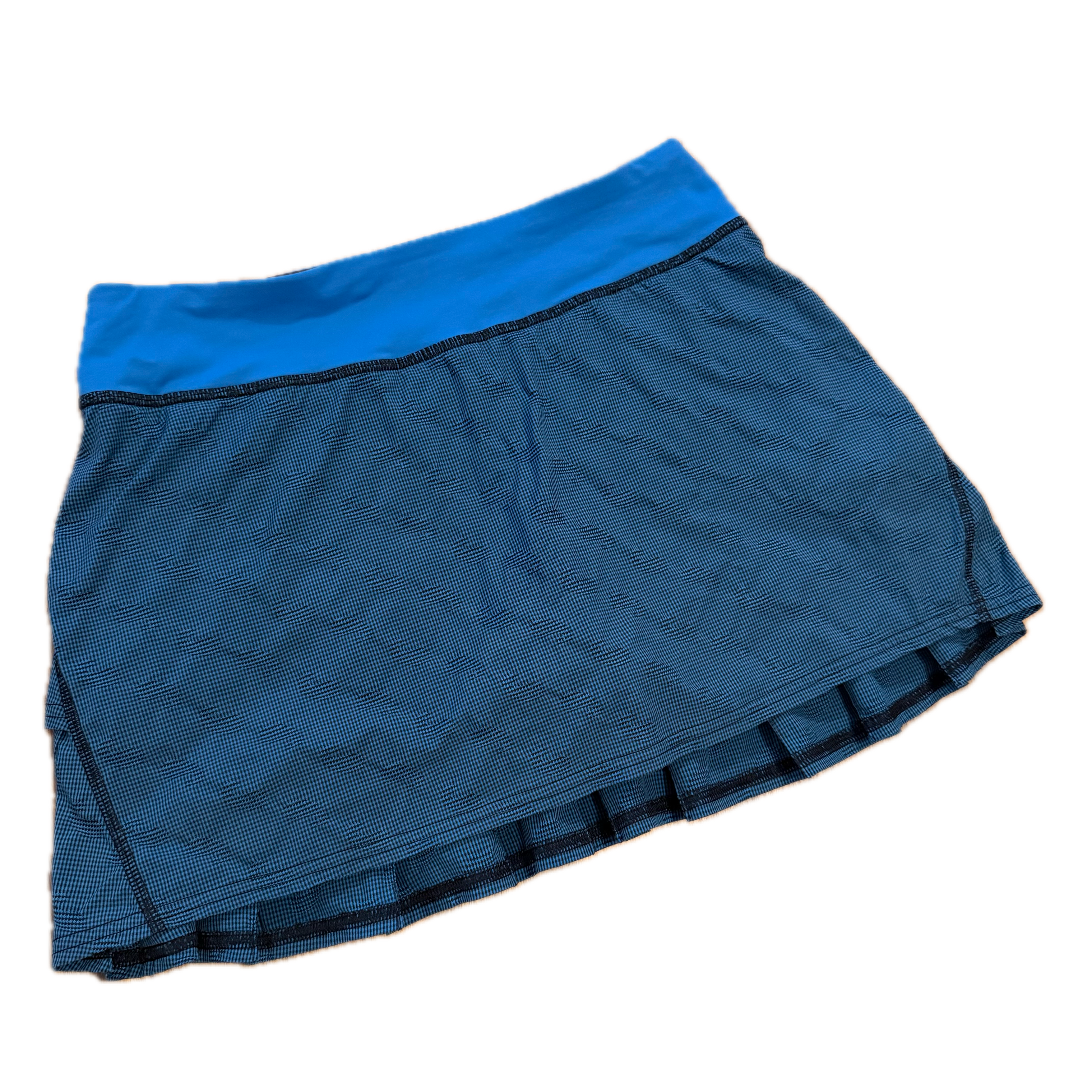 Falda Lululemon talla 6 color azul tela Luxtreme™
