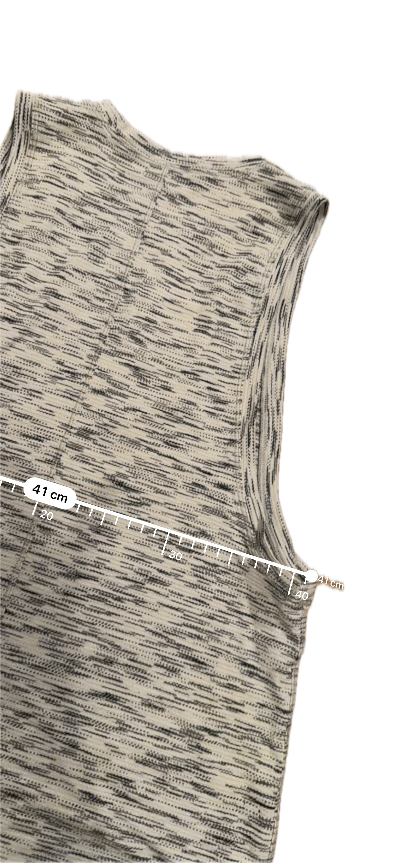 Tank Lululemon talla 8 color gris jaspeado tela Nulu™