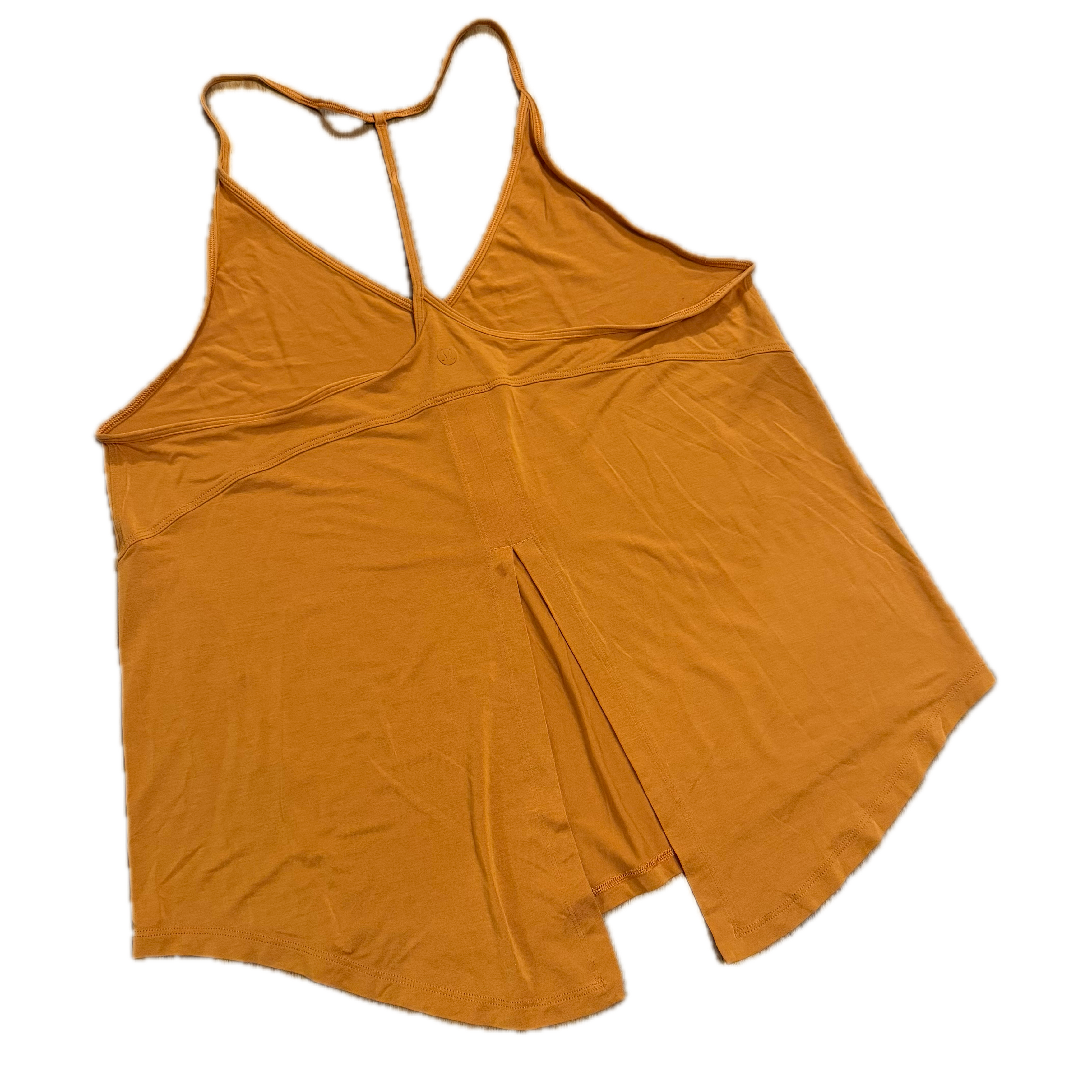 Tank Lululemon talla 8 color naranja tela Nulu™
