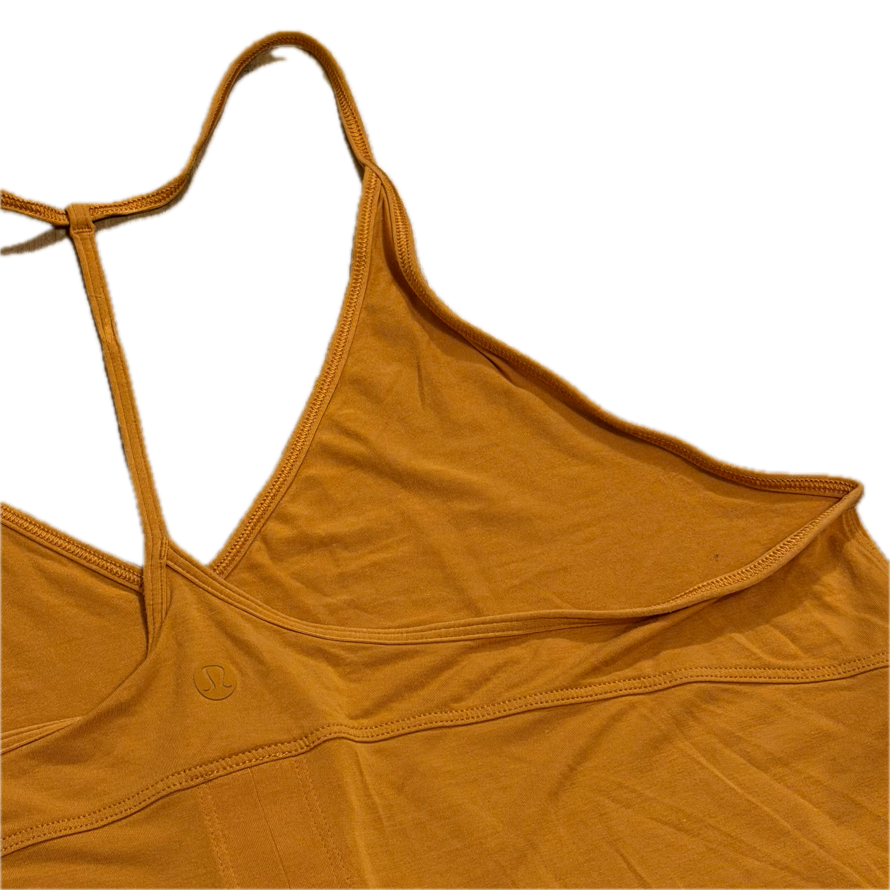 Tank Lululemon talla 8 color naranja tela Nulu™