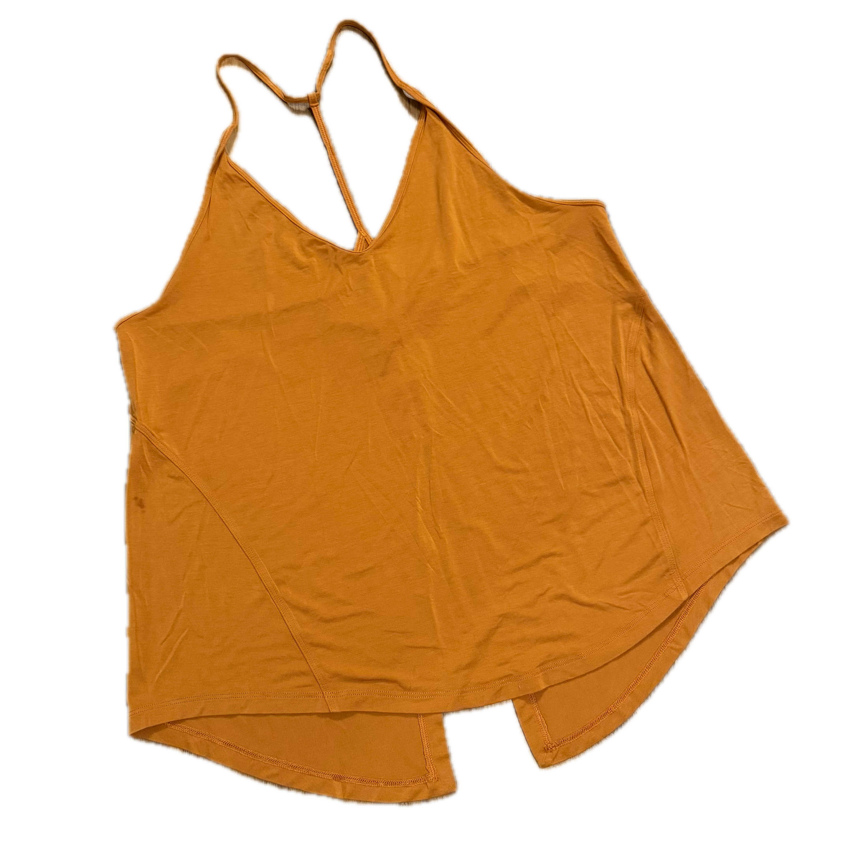 Tank Lululemon talla 8 color naranja tela Nulu™