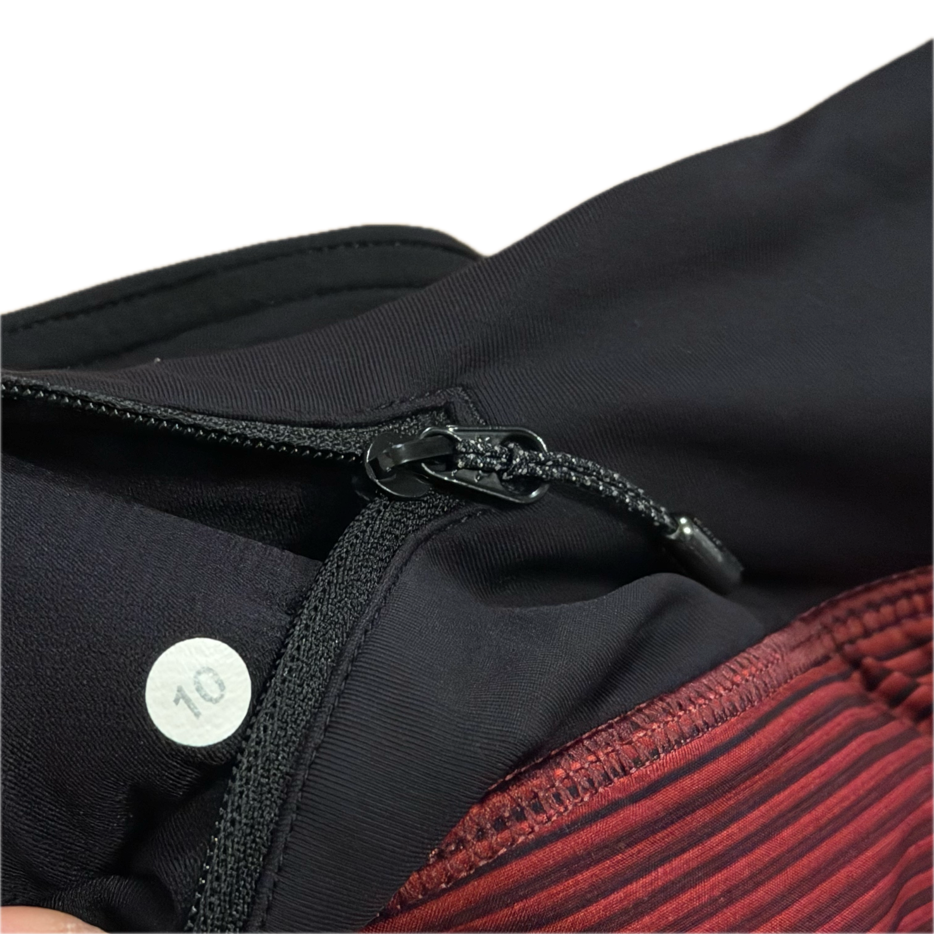 Falda Lululemon talla 10 color naranjas degradado tela Luxtreme™