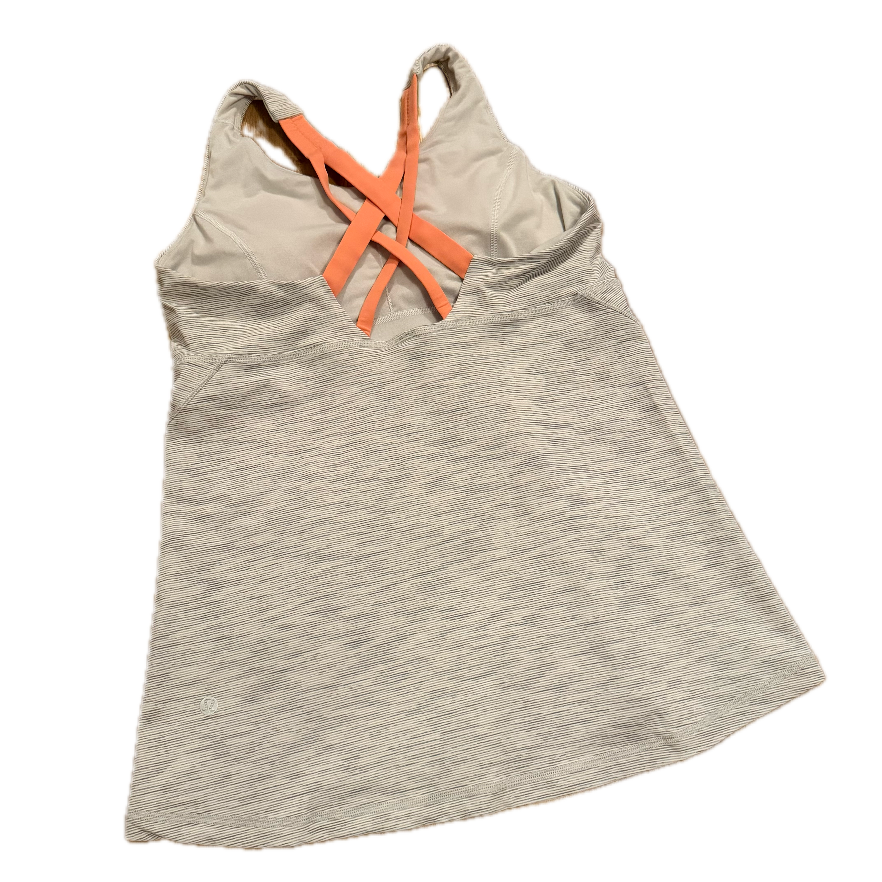 Tank top Lululemon talla 10 color gris jaspeado tela Luxtreme™