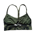 Top talla 2 verde con estampado hojas