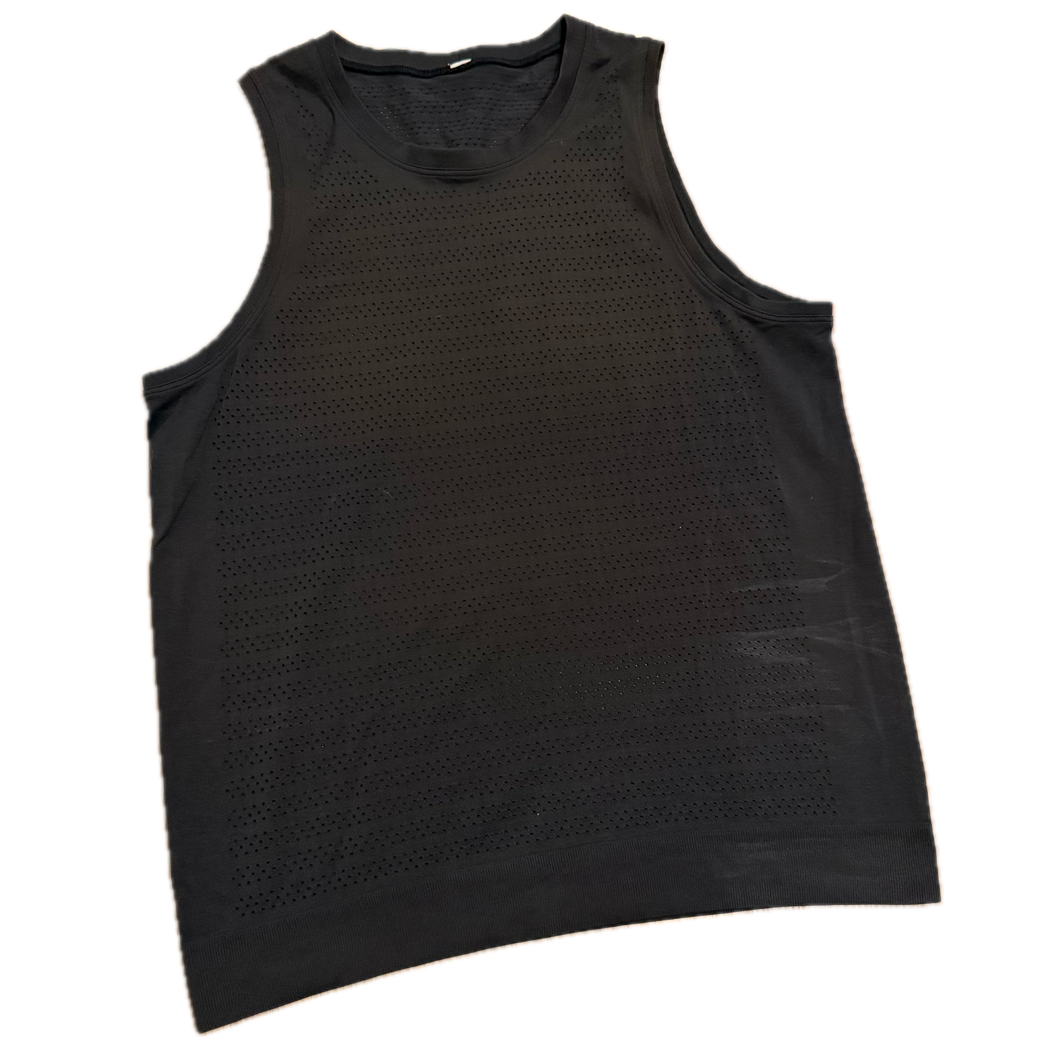 Tank Lululemon talla 10 color negro tela Silverescent™