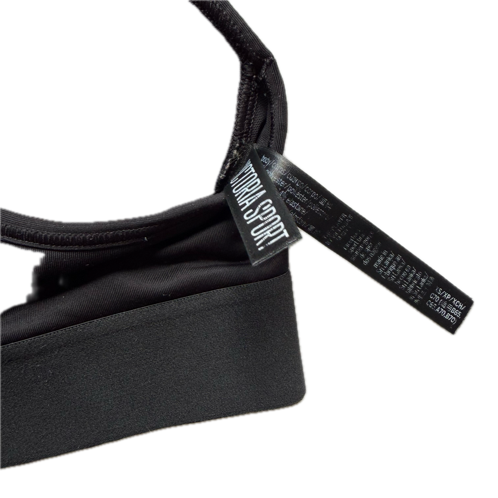 Top talla XS negro soporte medio