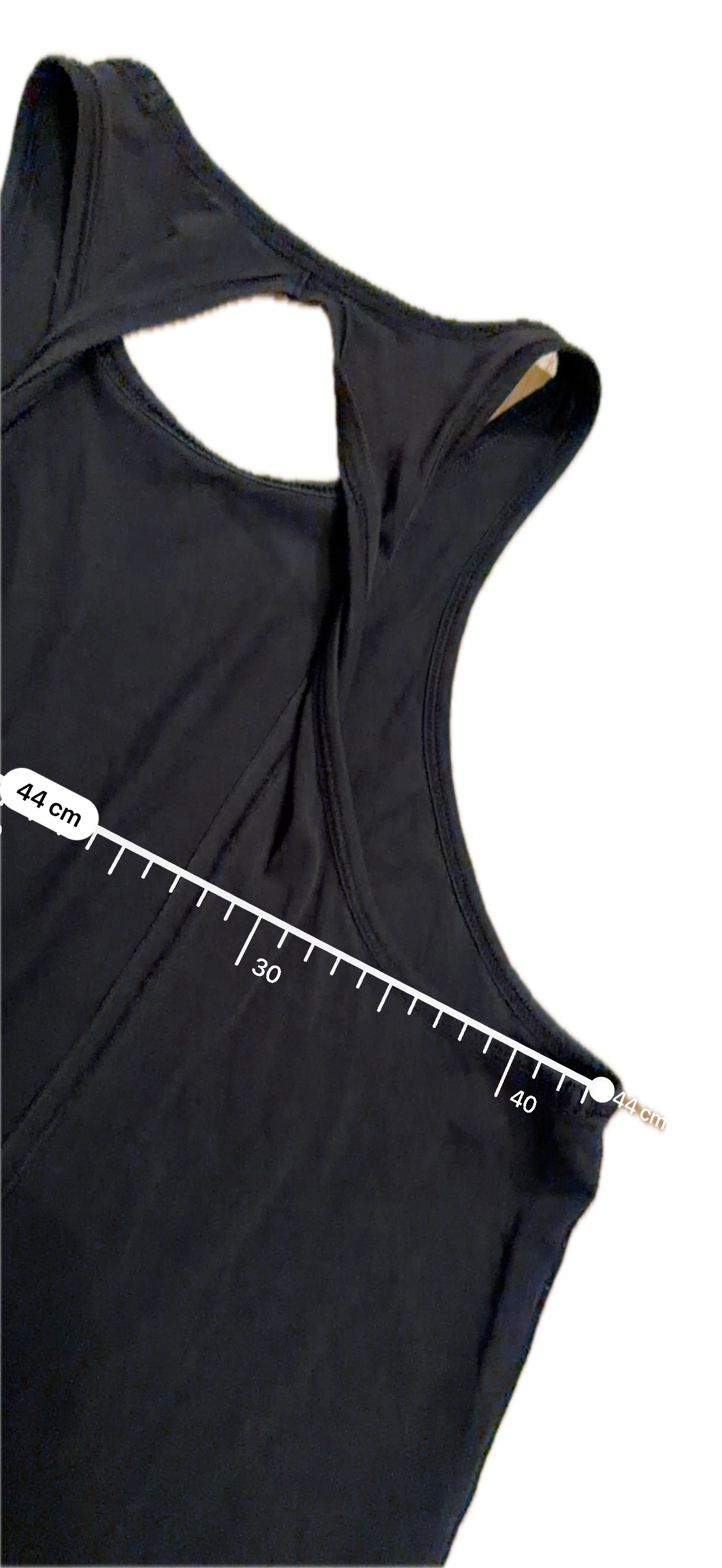 Tank Lululemon talla 10 color negro tela Vitasea™