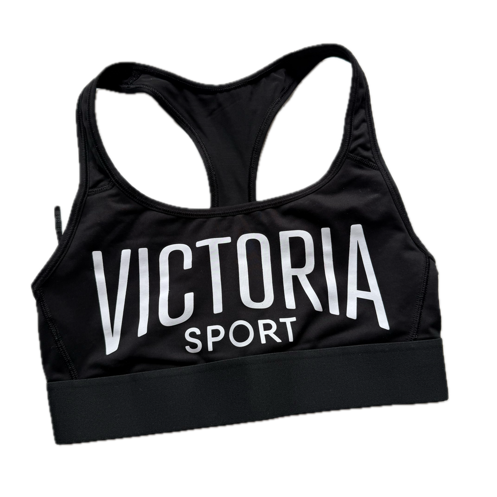 Top talla XS negro soporte medio