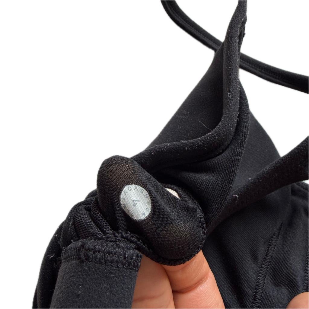 Top talla 4 negro soporte bajo